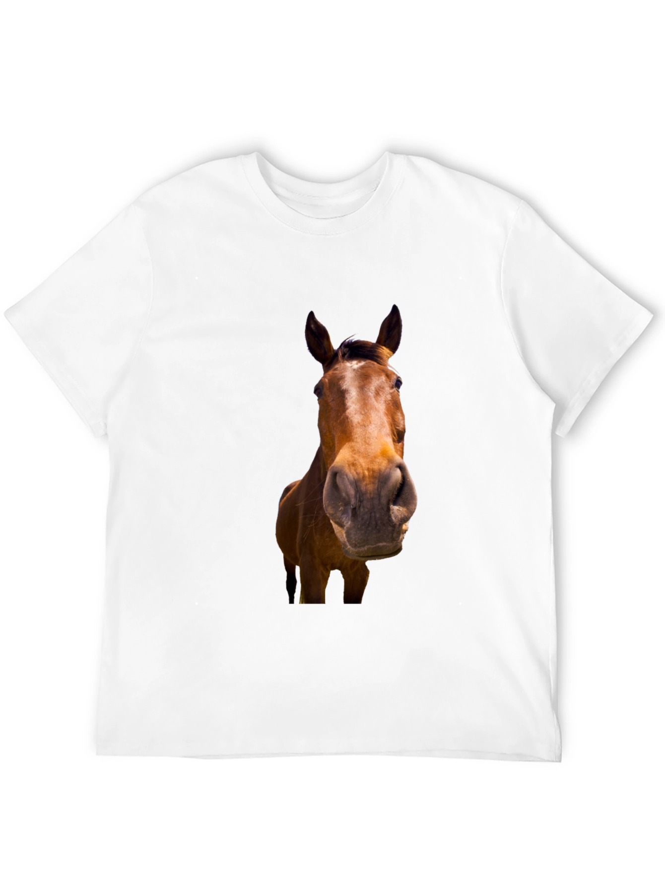 Black Black Horse Graphic T-Shirt for Men view 12