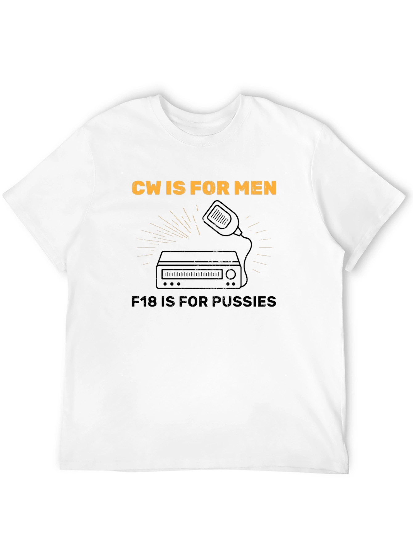 Black CW IS FOR MEN T-Shirt view 12