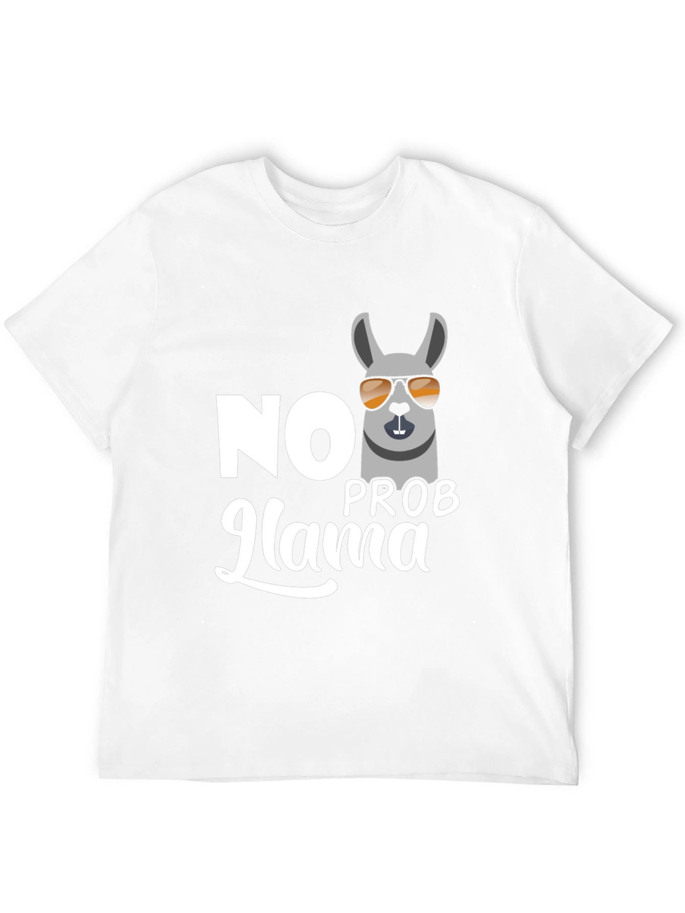 Black No Prob-llama Graphic T-Shirt view 12