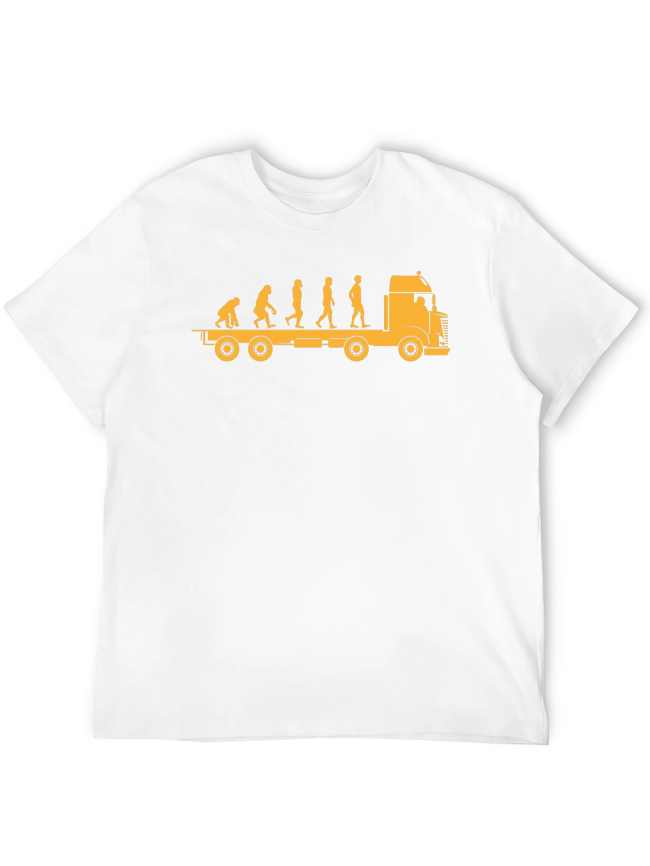 Black Evolution of Trucker Black T-Shirt view 12