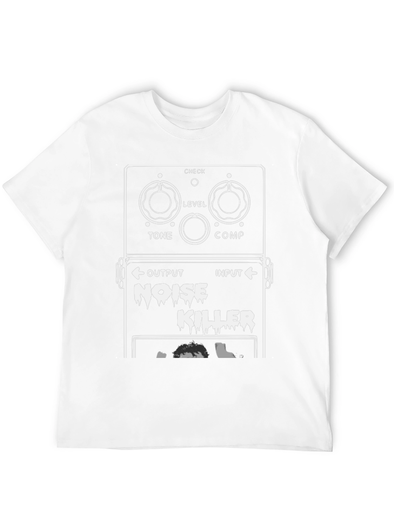 Black Noise Killer T-Shirt - Guitar Pedal Graphic Tee view 12