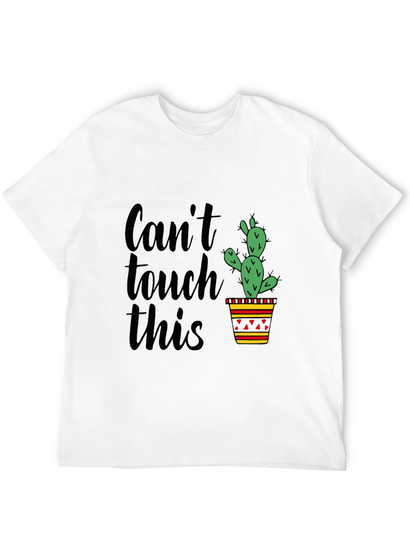 Black Can't Touch This Cactus Graphic Tee view 12