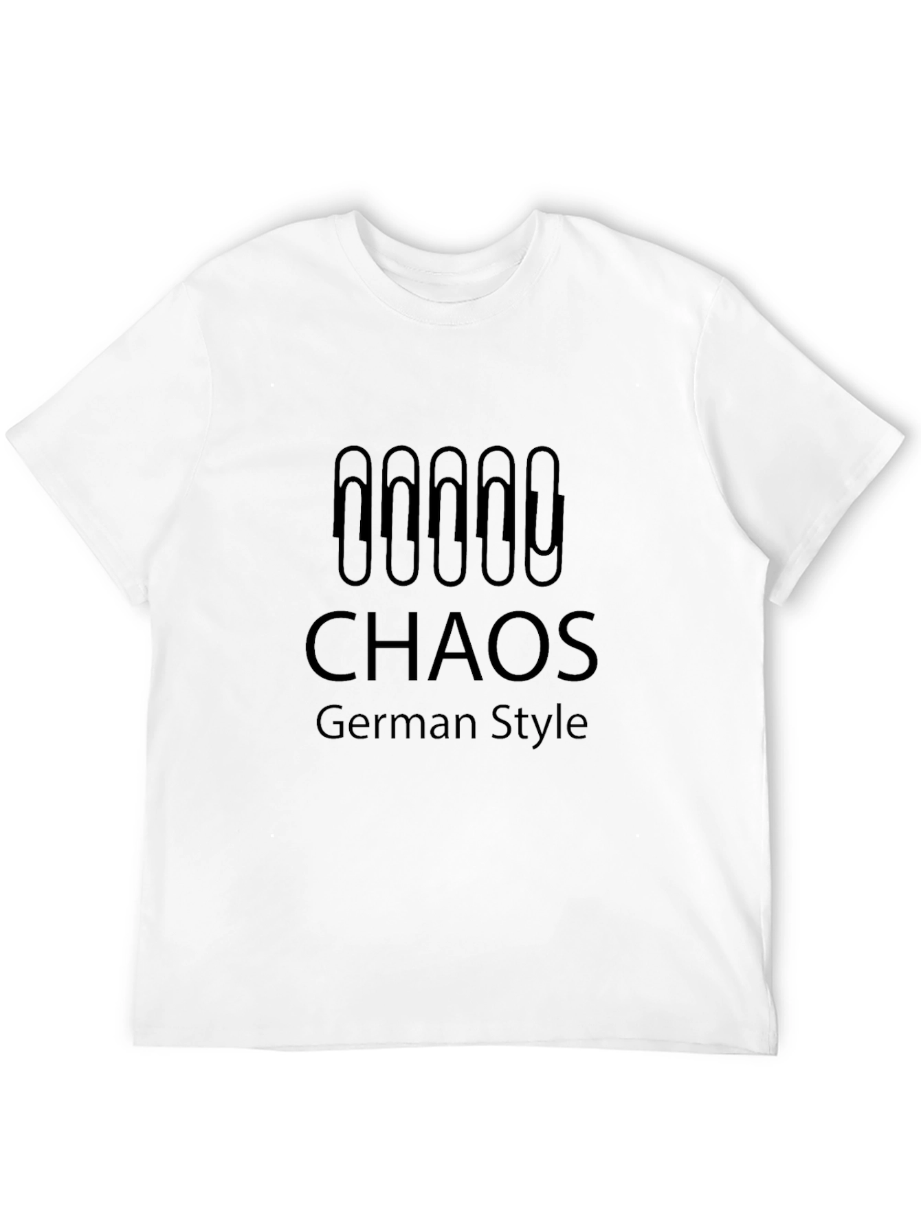 Black Chaos German Style Black T-Shirt view 12
