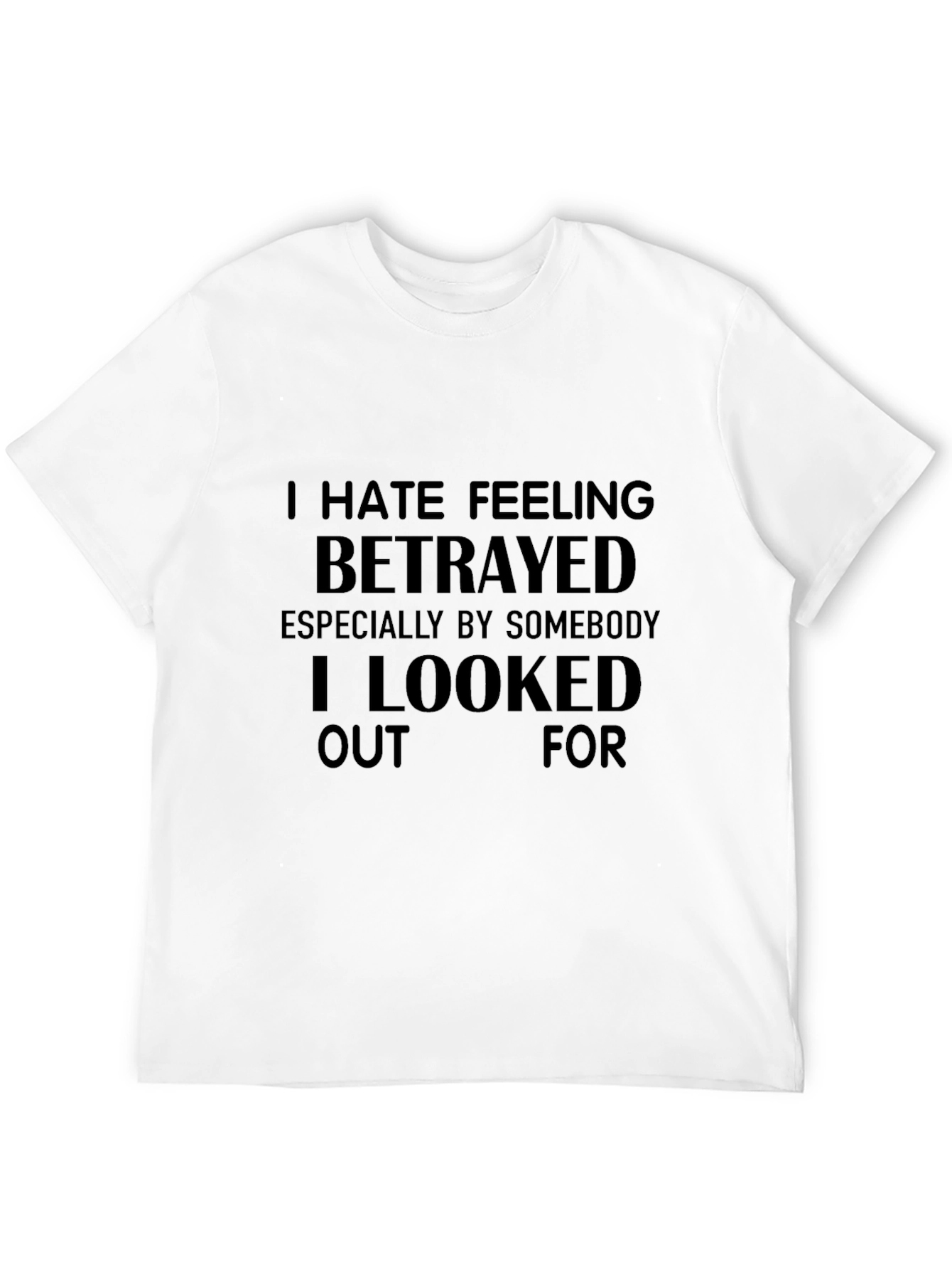 Black Betrayal Statement T-Shirt view 12