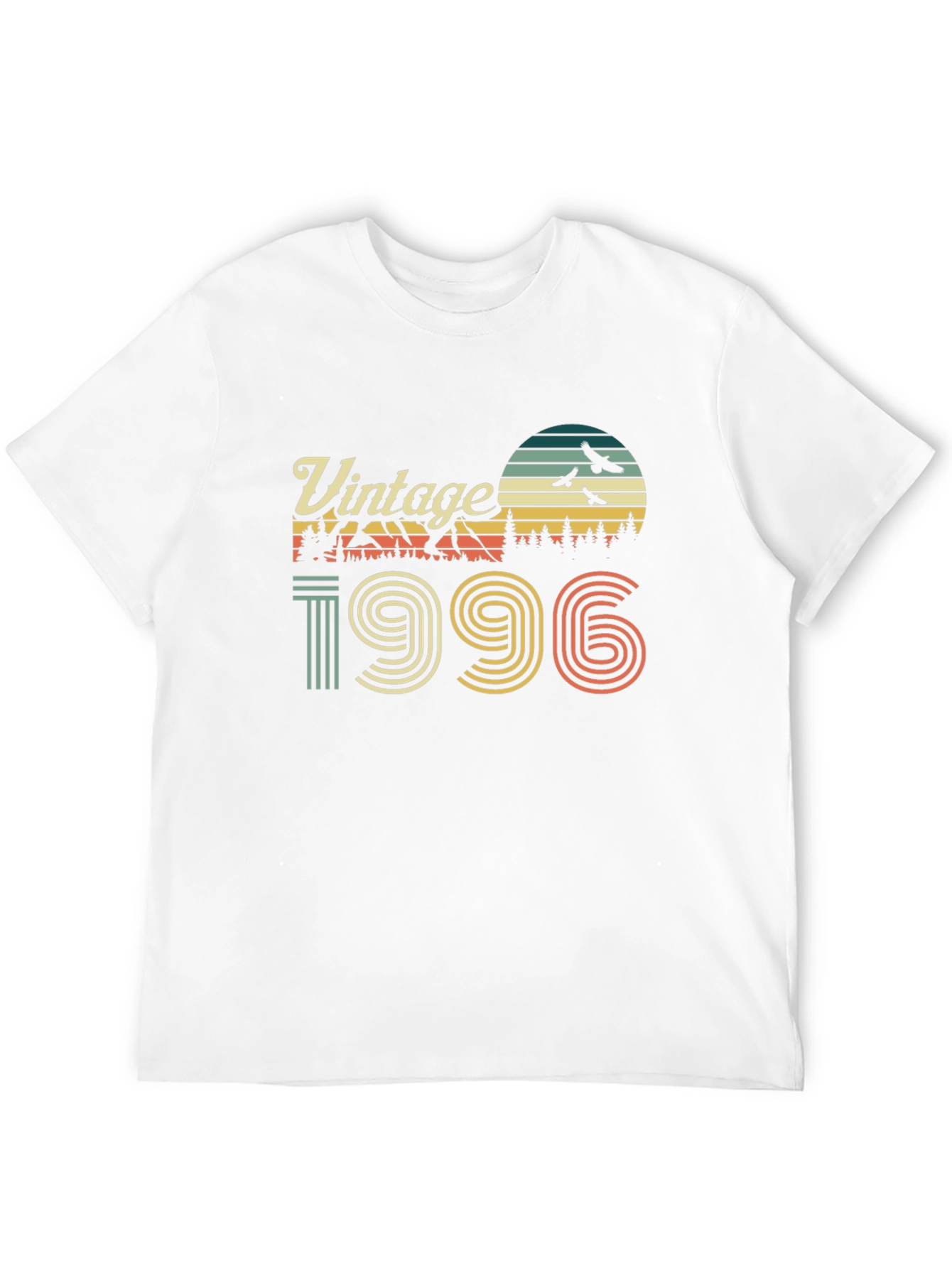 Black Vintage 1996 Graphic Tee - Retro Style view 12