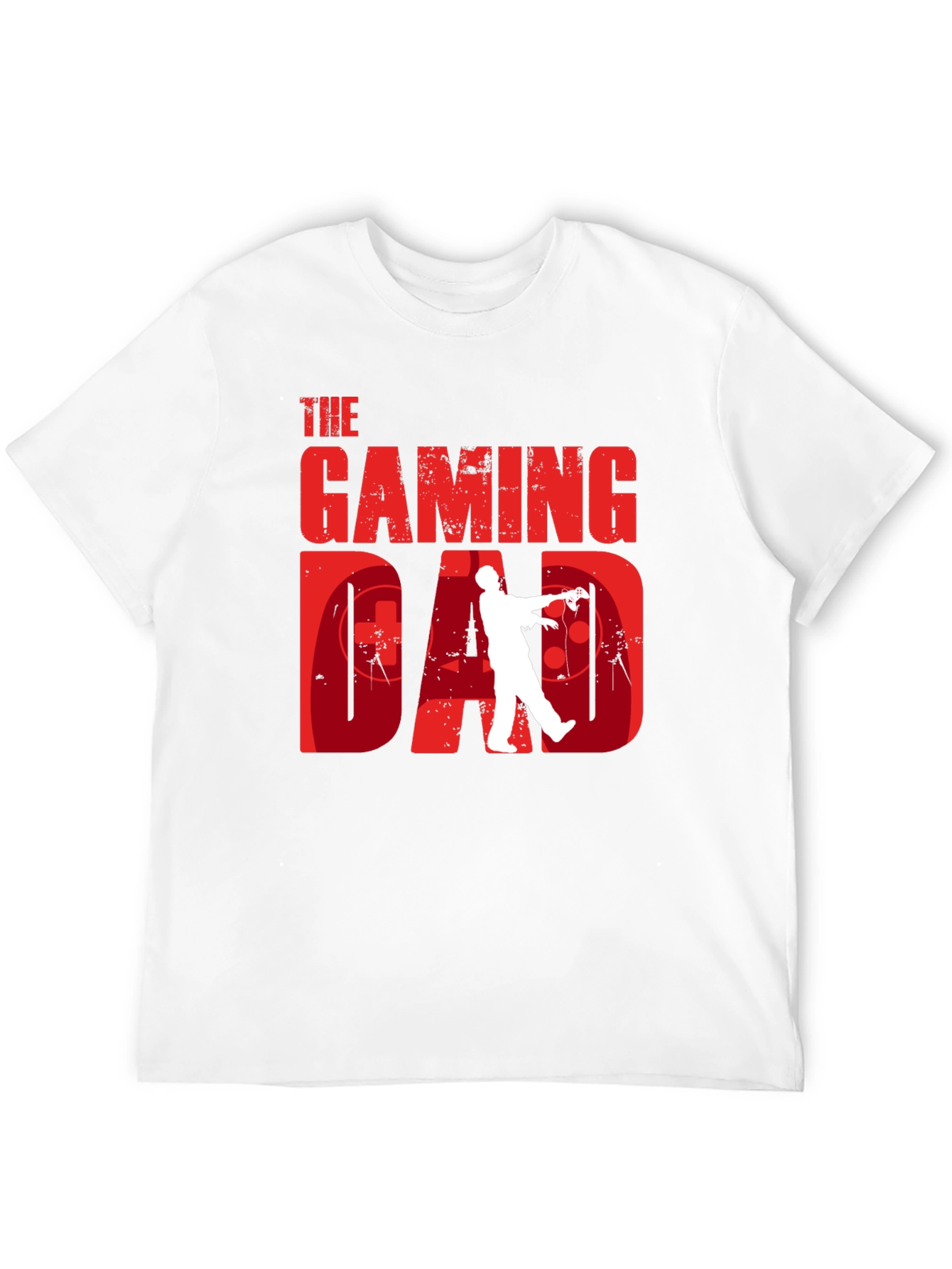 Black Gaming Dad T-Shirt - Gamer Zombie Graphic Tee view 12