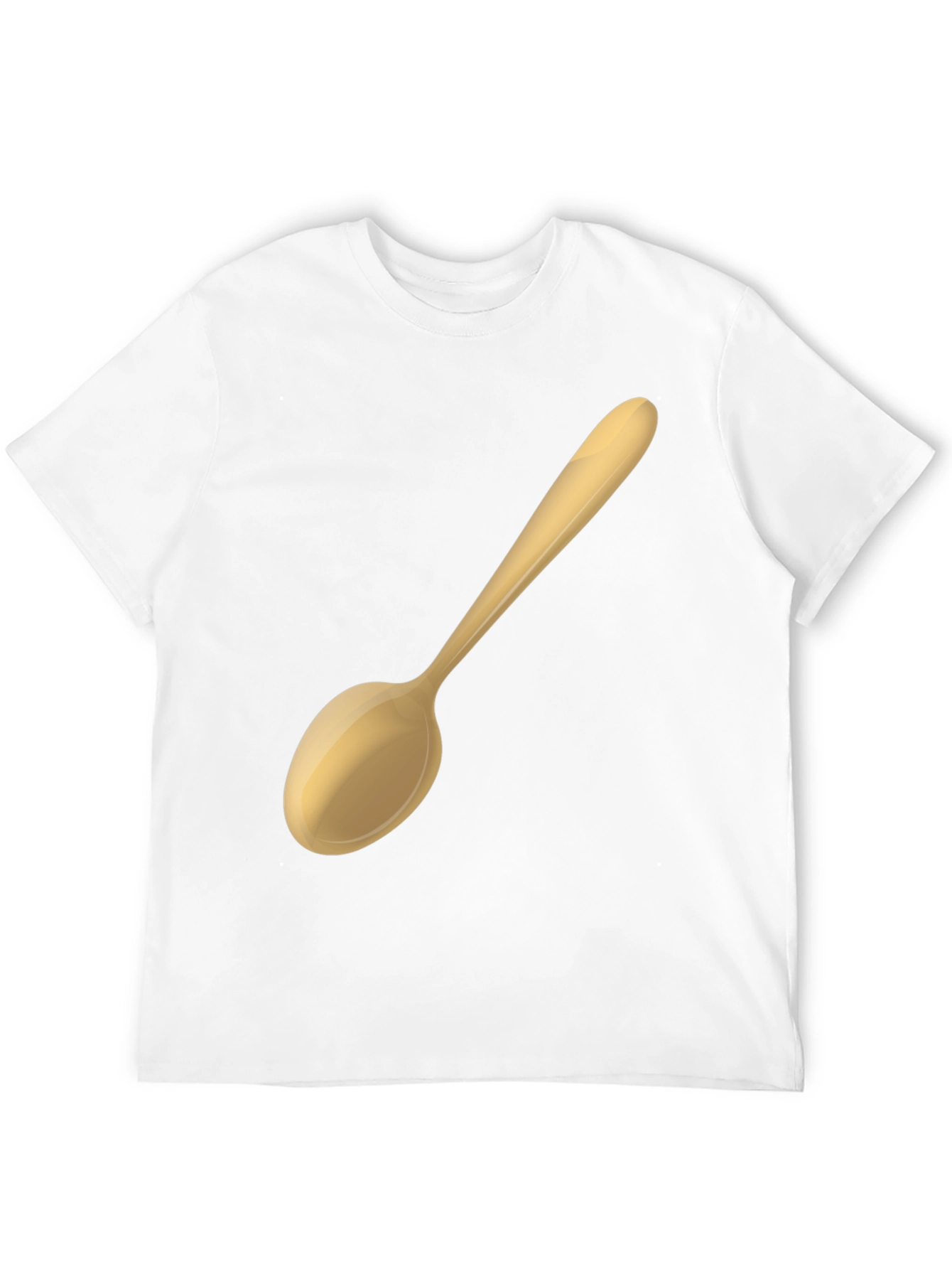 Black Spoon Graphic Black Tee - Unique Design view 12