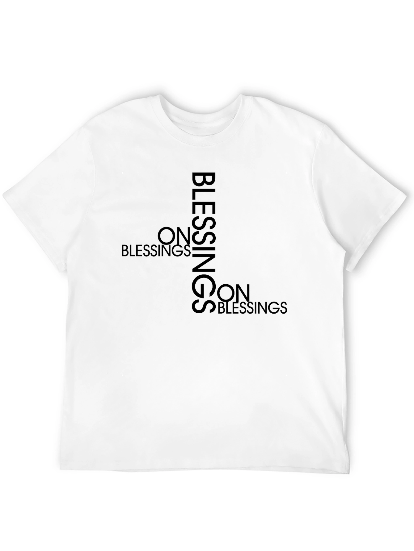 Black Blessings On Blessings Graphic Tee - Black view 12