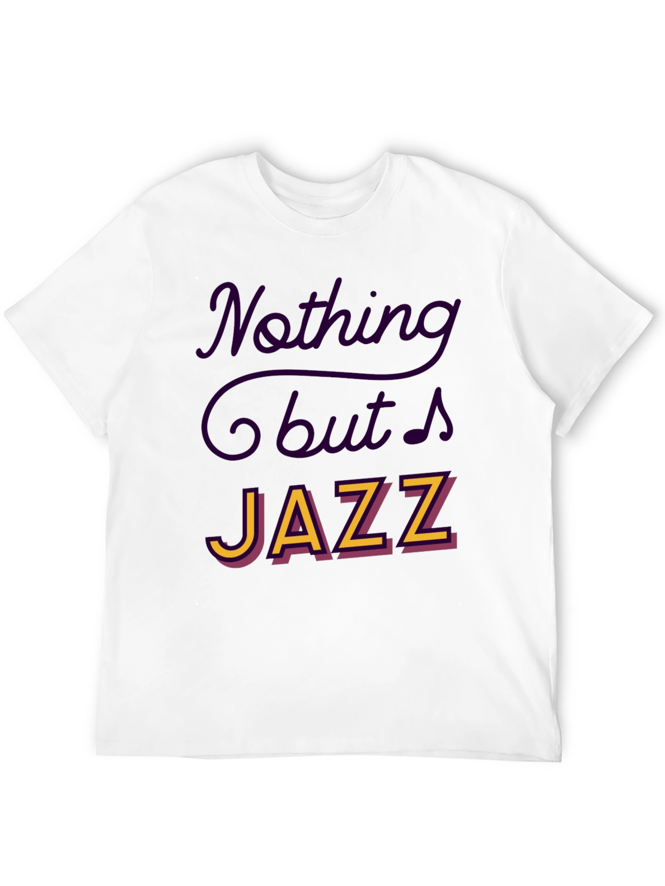 Black Nothing But Jazz Graphic Tee view 12