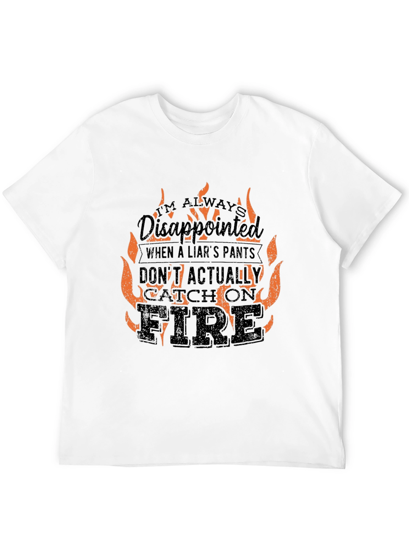 Black Liars Pants On Fire Men's T-Shirt  view 12