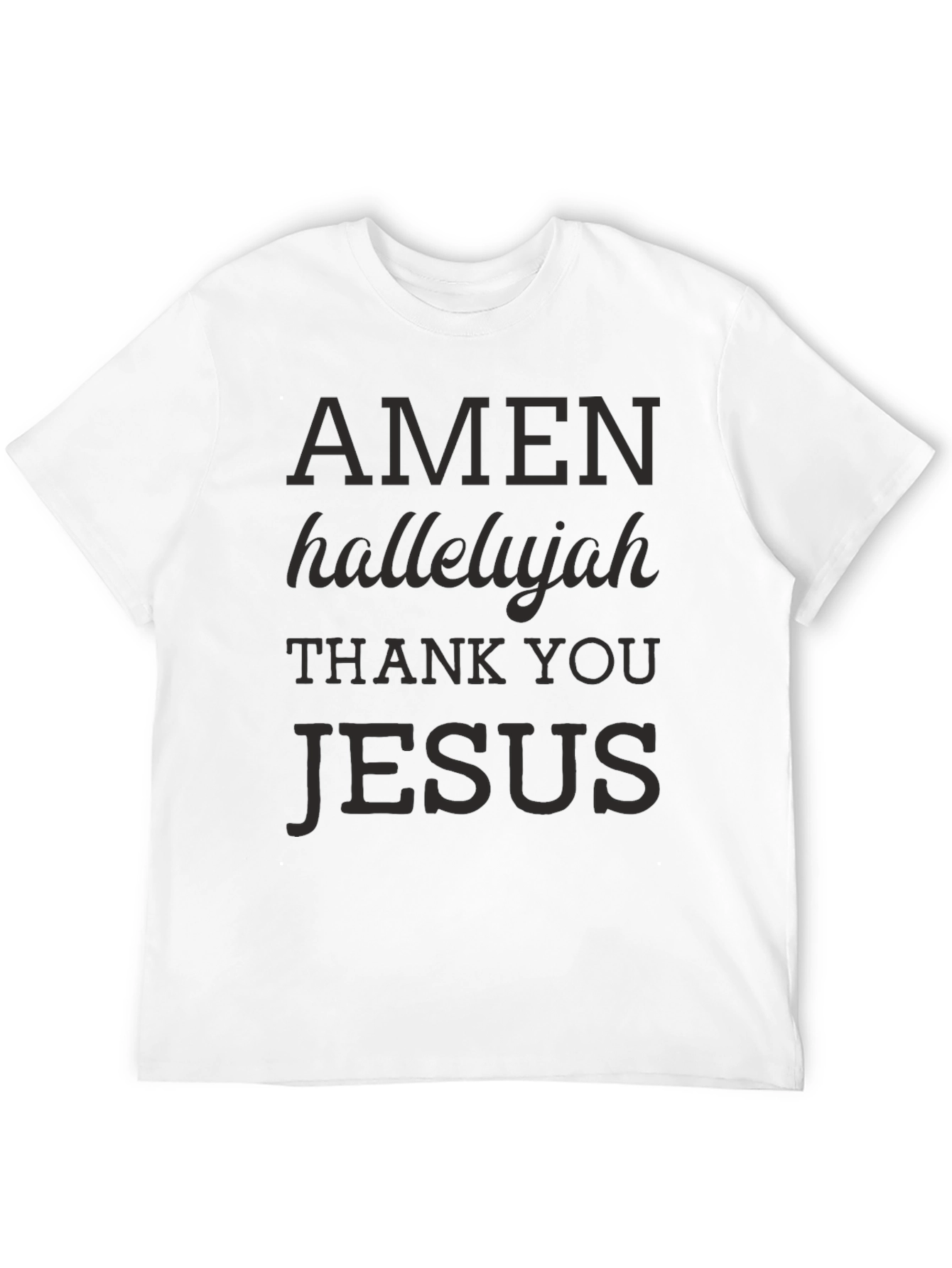 Amen Hallelujah Graphic Tee - 12