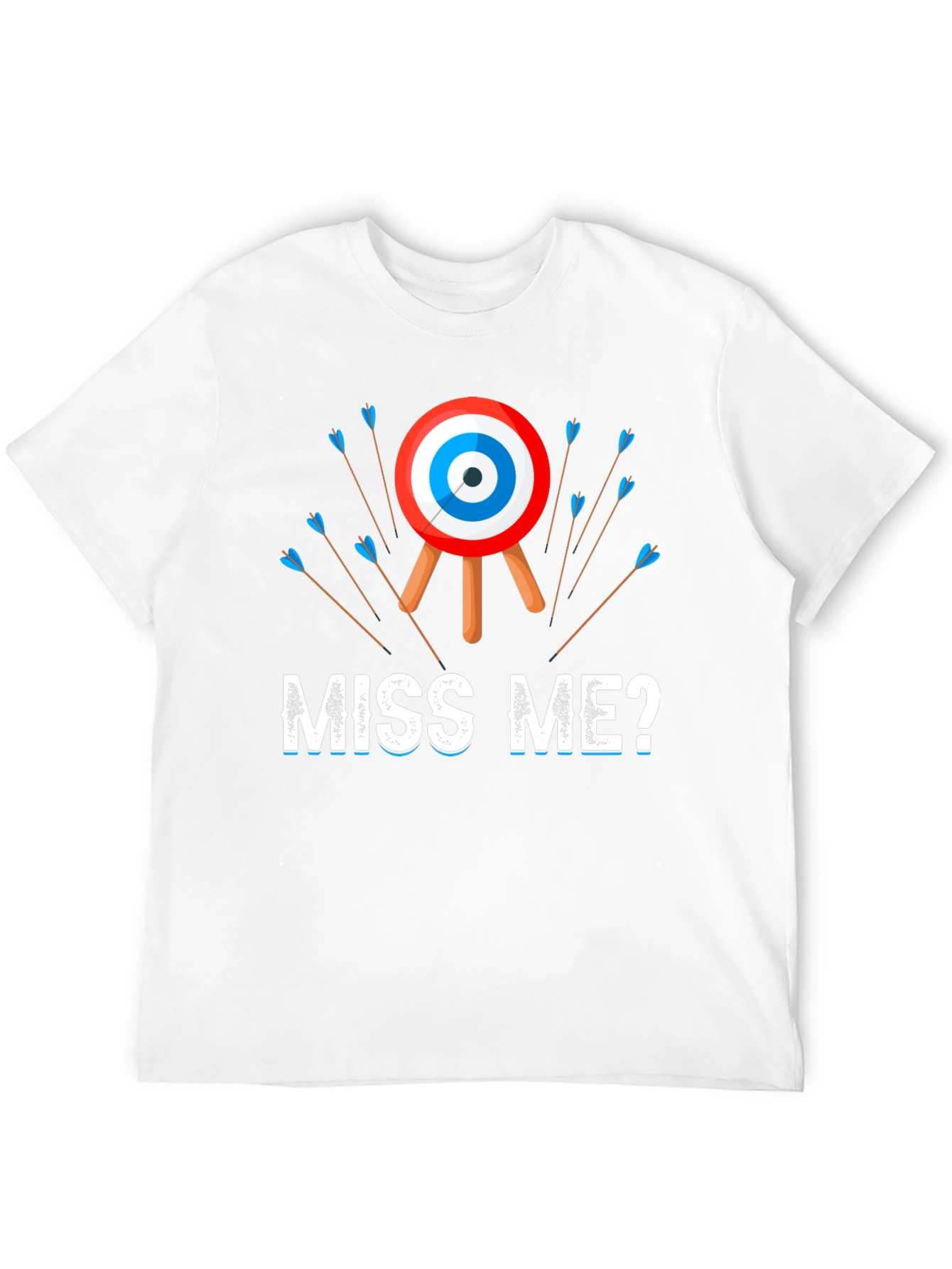 Black Funny Archery T-Shirt - Miss Me? view 12