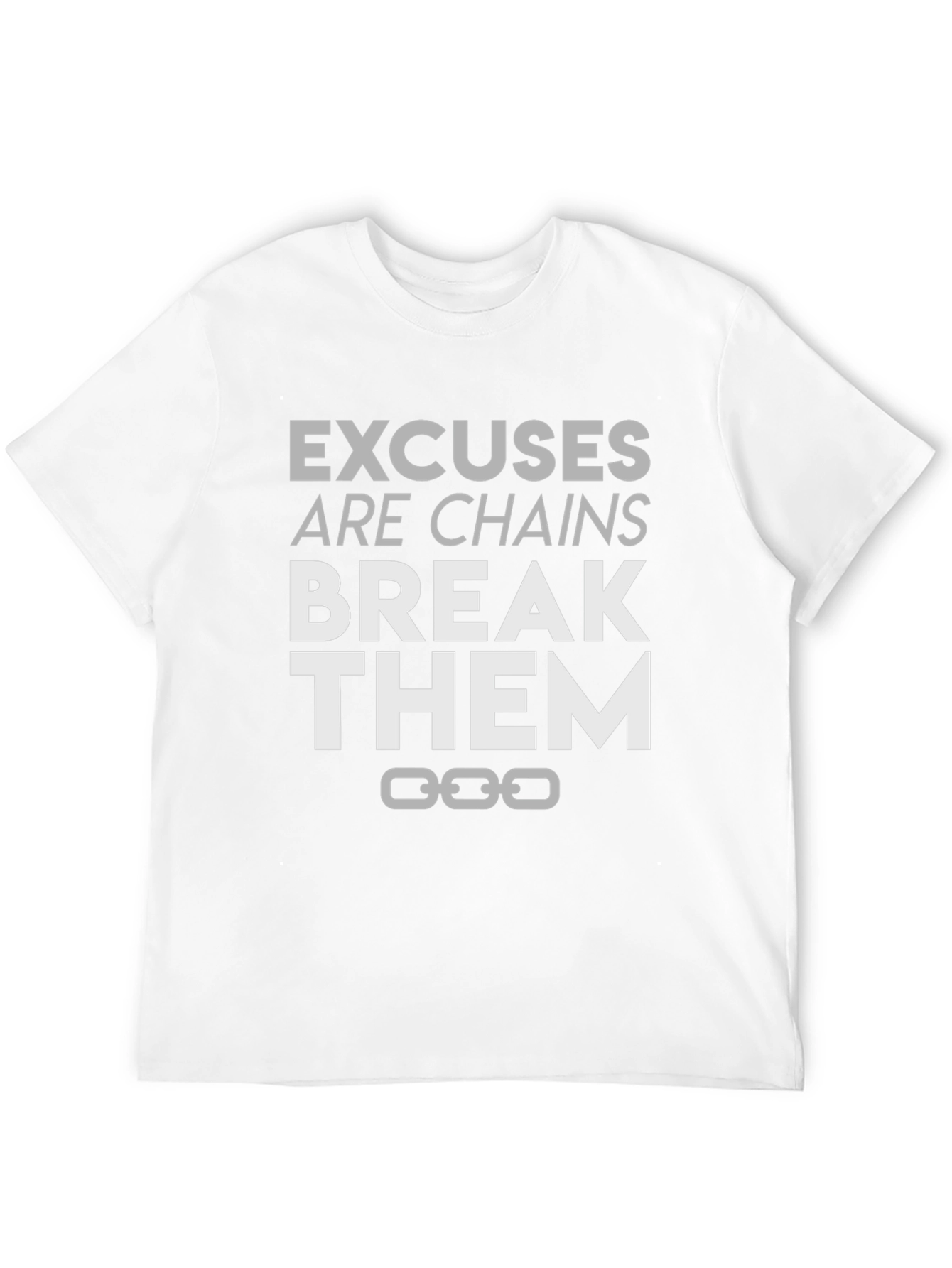 Black Motivational 'Break Them' Graphic T-Shirt view 12