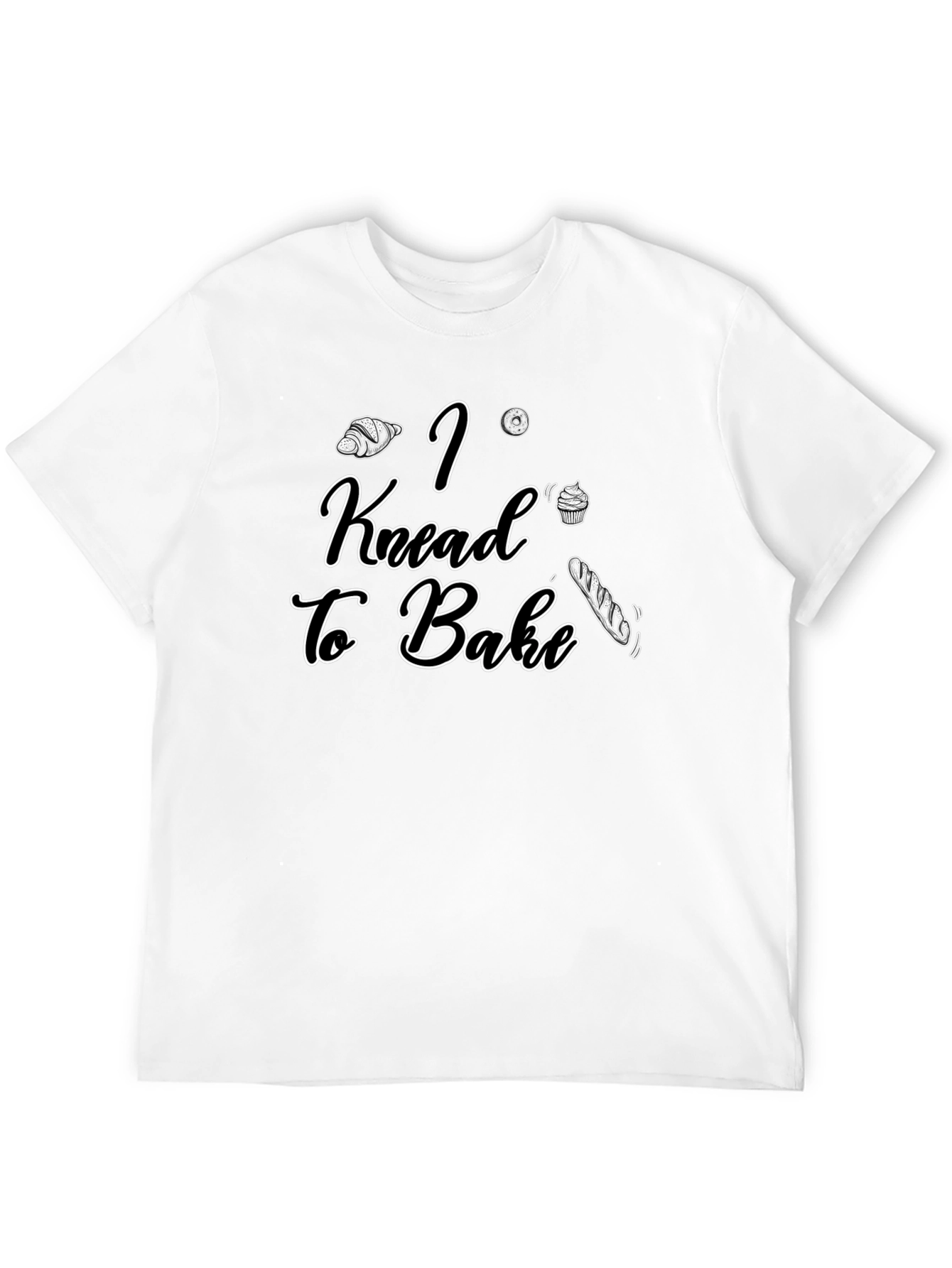Black I Knead to Bake - Funny Baking T-Shirt view 12