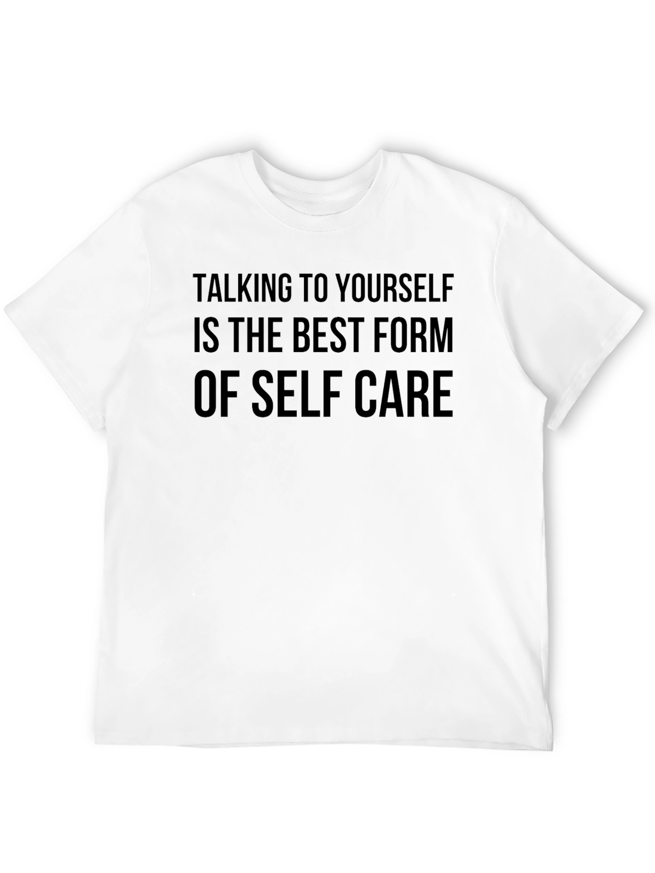 Black Self-Care T-Shirt - Talking to Yourself view 12