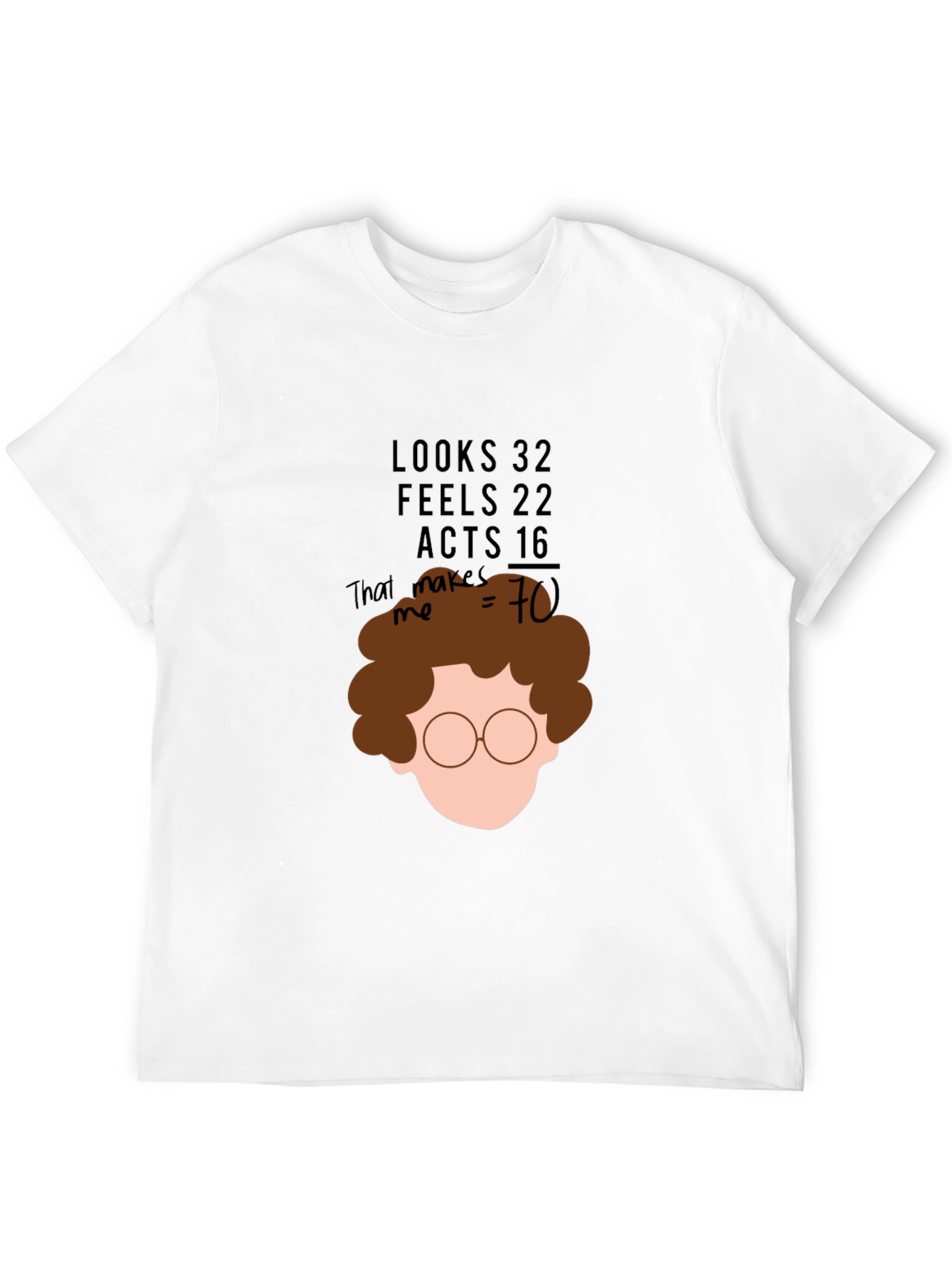 Black Looks 32 Feels 22 Acts 16 T-Shirt - That Makes Me 70 view 12