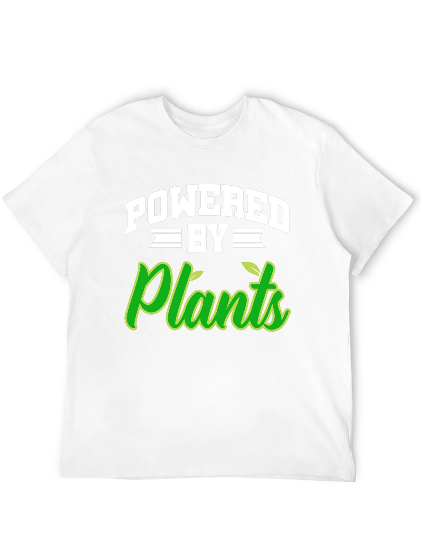 Black Powered by Plants Black T-Shirt view 12