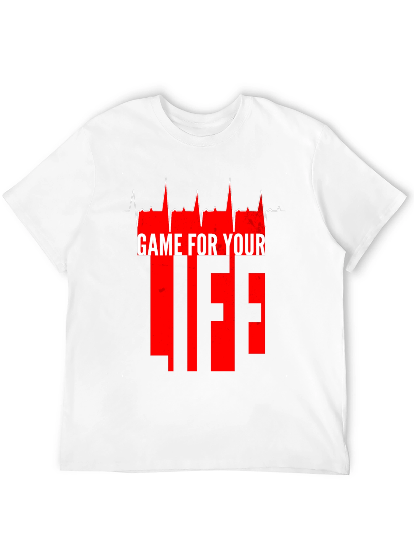 Black Game For Your Life Graphic Tee - Black view 12