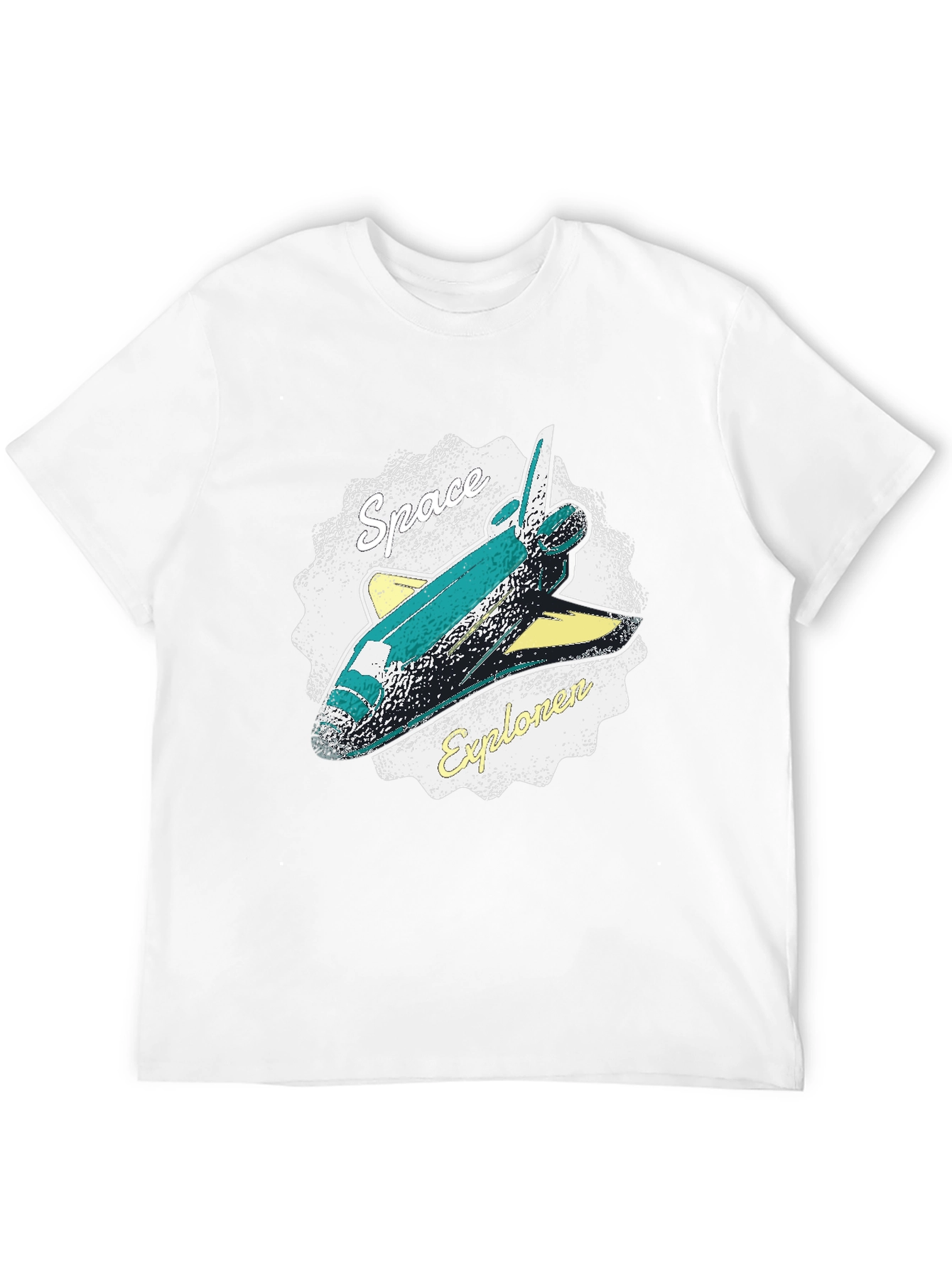 Black Space Explorer Graphic T-Shirt view 12