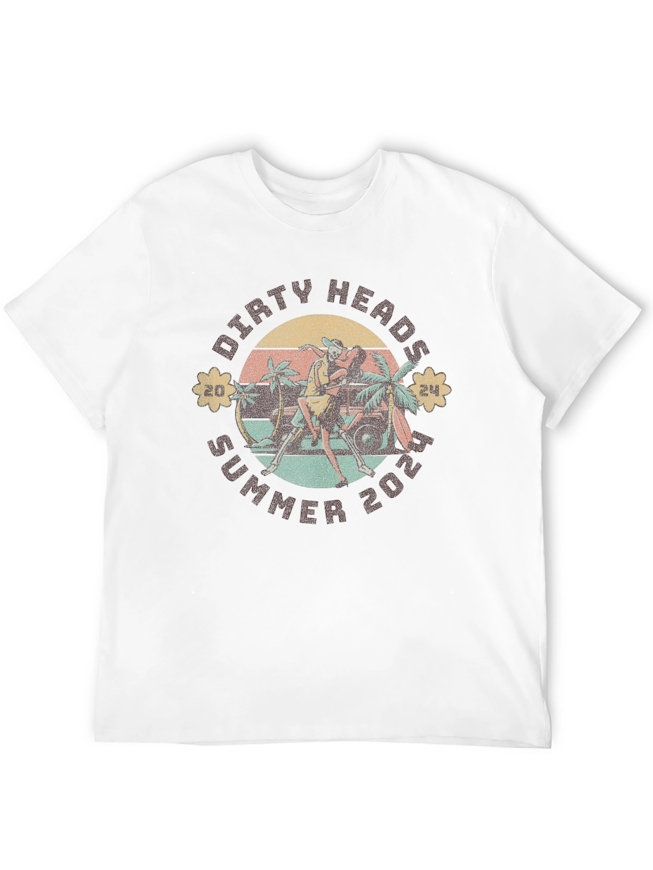 Dirty Heads Summer 2024 Black Graphic T-Shirt - 12