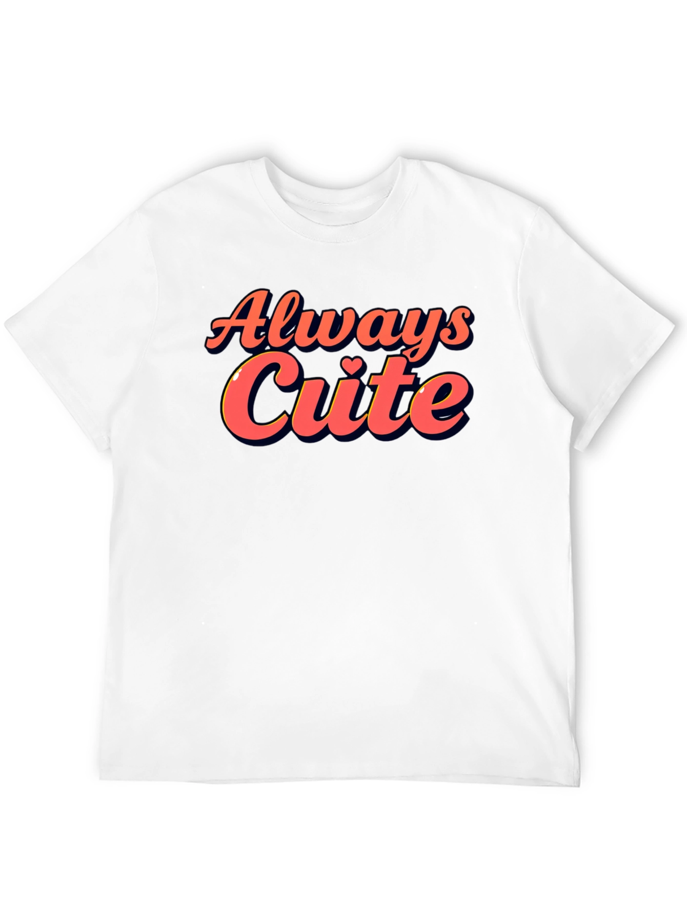 Black Always Cute Graphic T-Shirt view 12