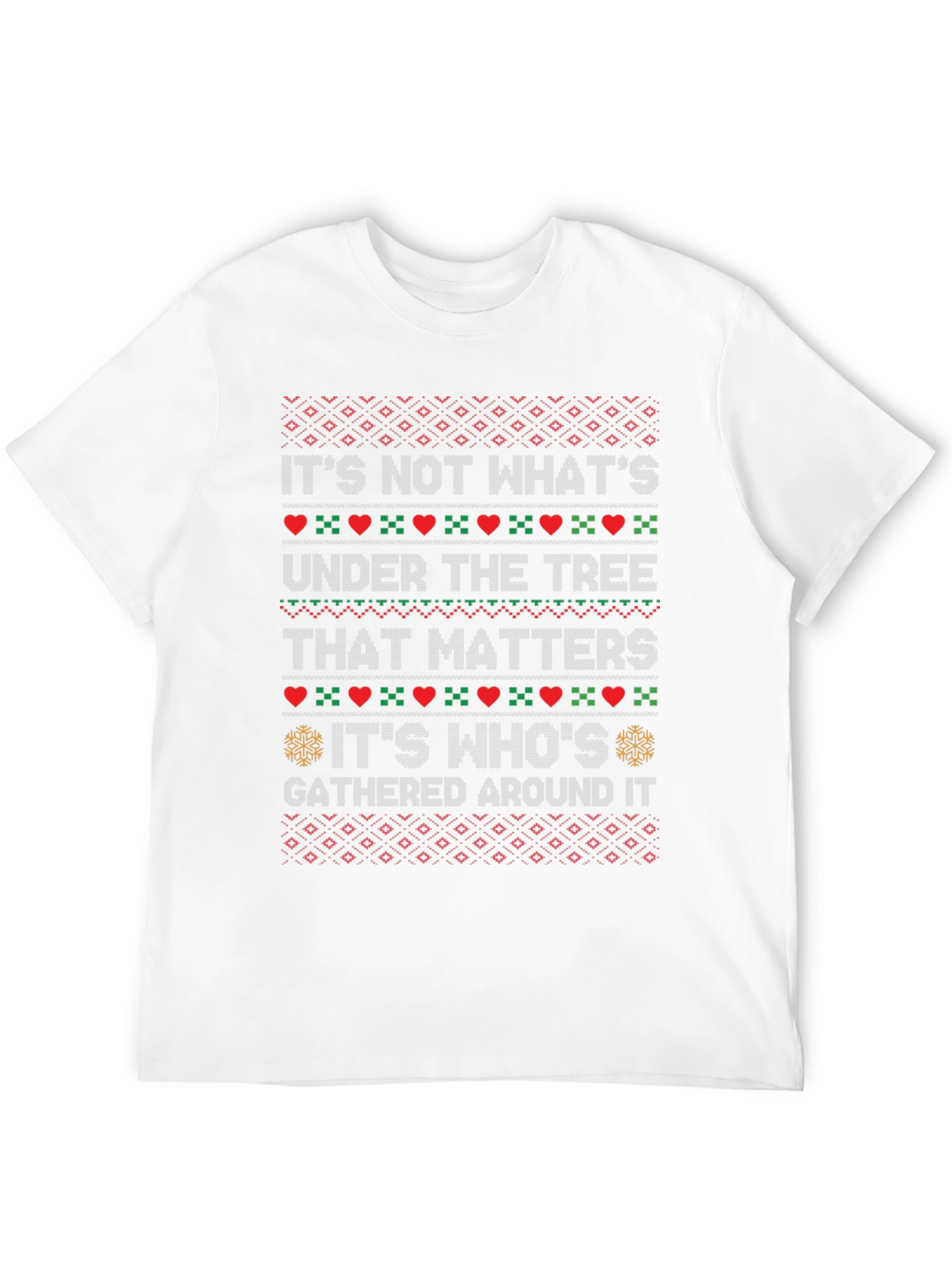Black Festive Christmas Sweater T-Shirt view 12