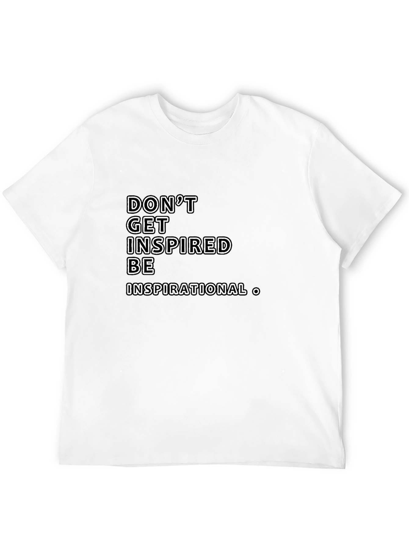 Black Inspiring Black Graphic Tee - Be Inspirational view 12