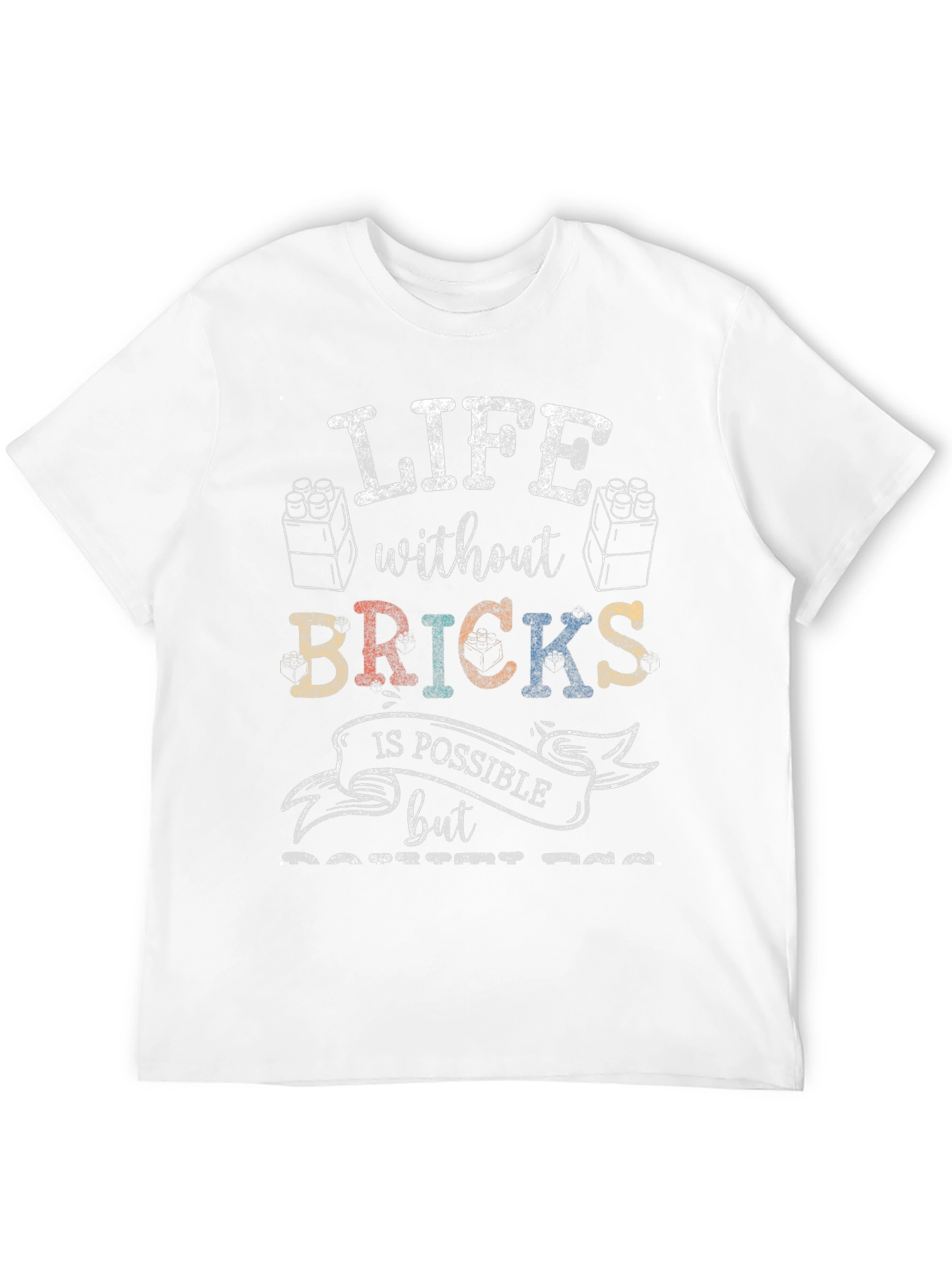 Black Life Without Bricks T-Shirt view 12