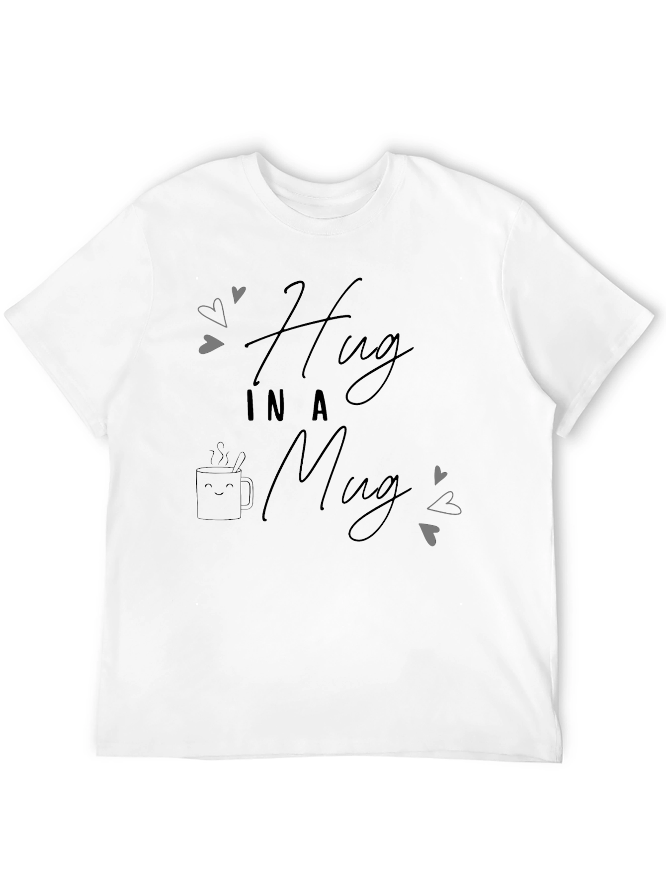 Black Hug in a Mug Black T-Shirt view 12