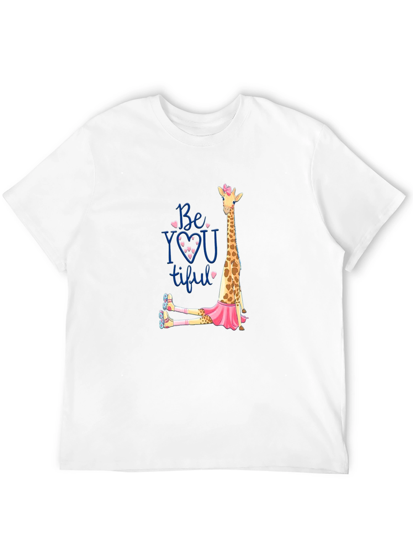 Black Be-YOU-tiful Giraffe T-Shirt view 12