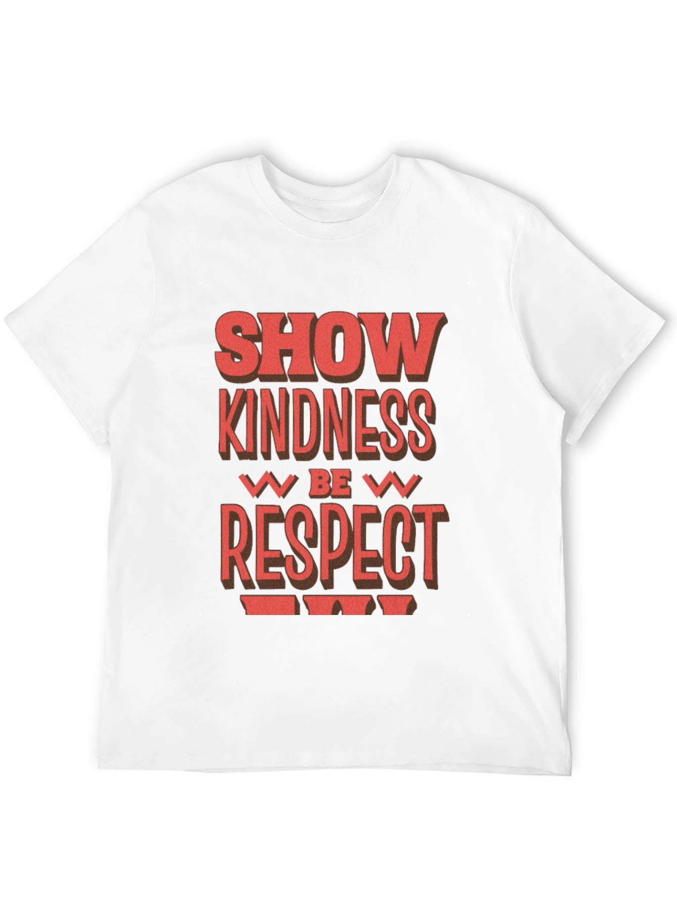 Black Show Kindness Be Respect T-Shirt view 12