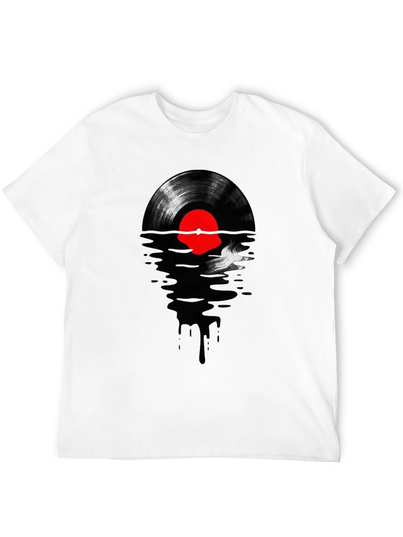 Black Vinyl Record Sunset T-Shirt - Cool Music Lover Tee view 12