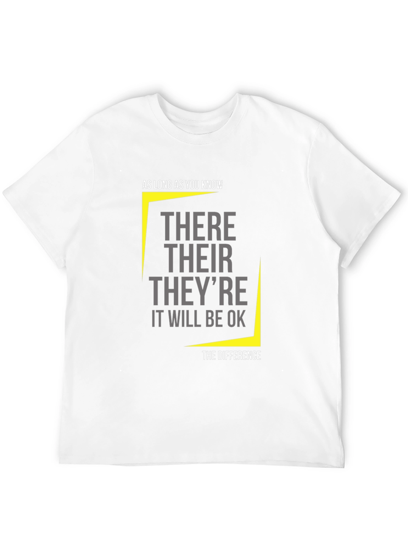 Black There Their They're T-Shirt - Grammar Humor Tee view 12