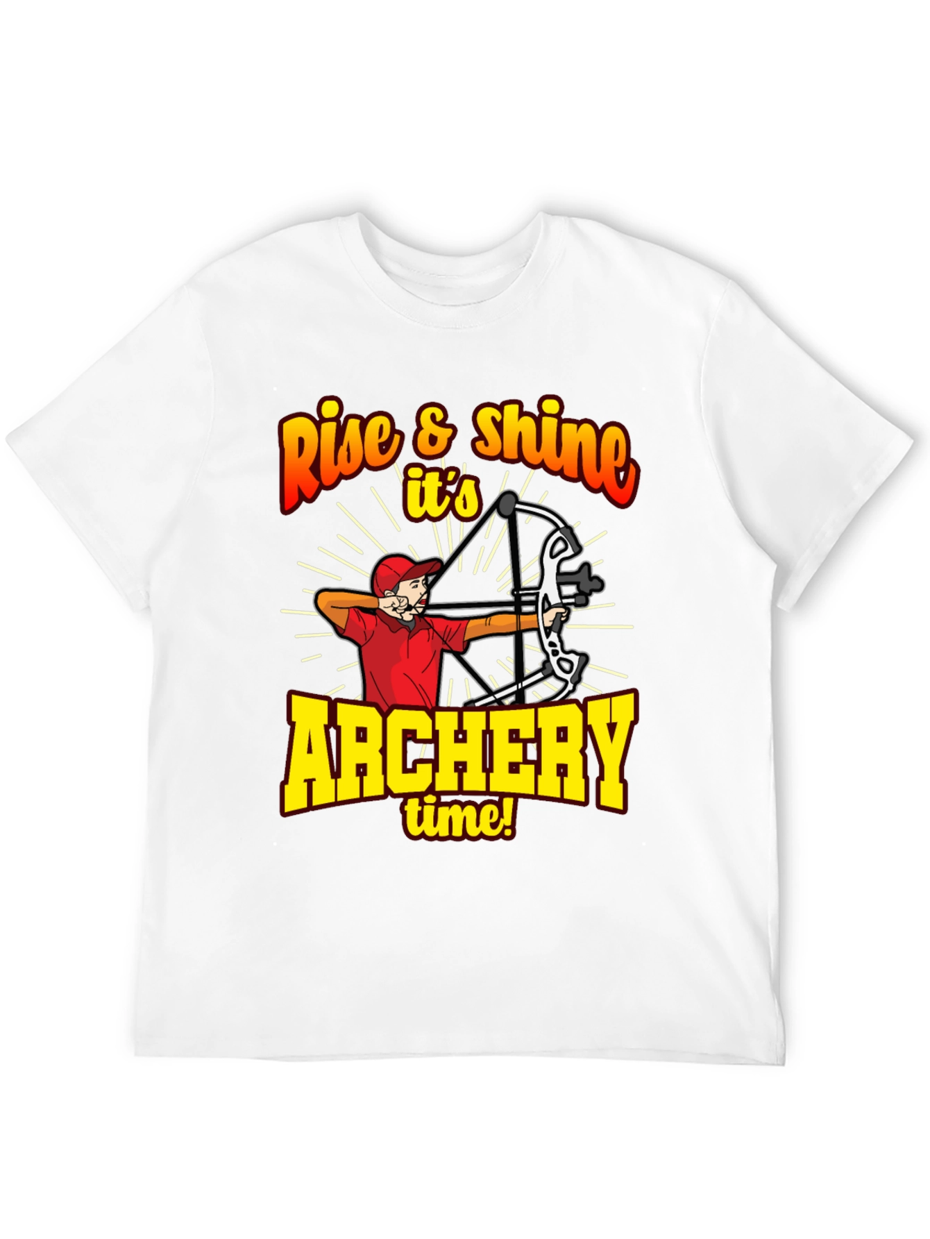 Black Archery Time Graphic Tee - Rise & Shine view 12
