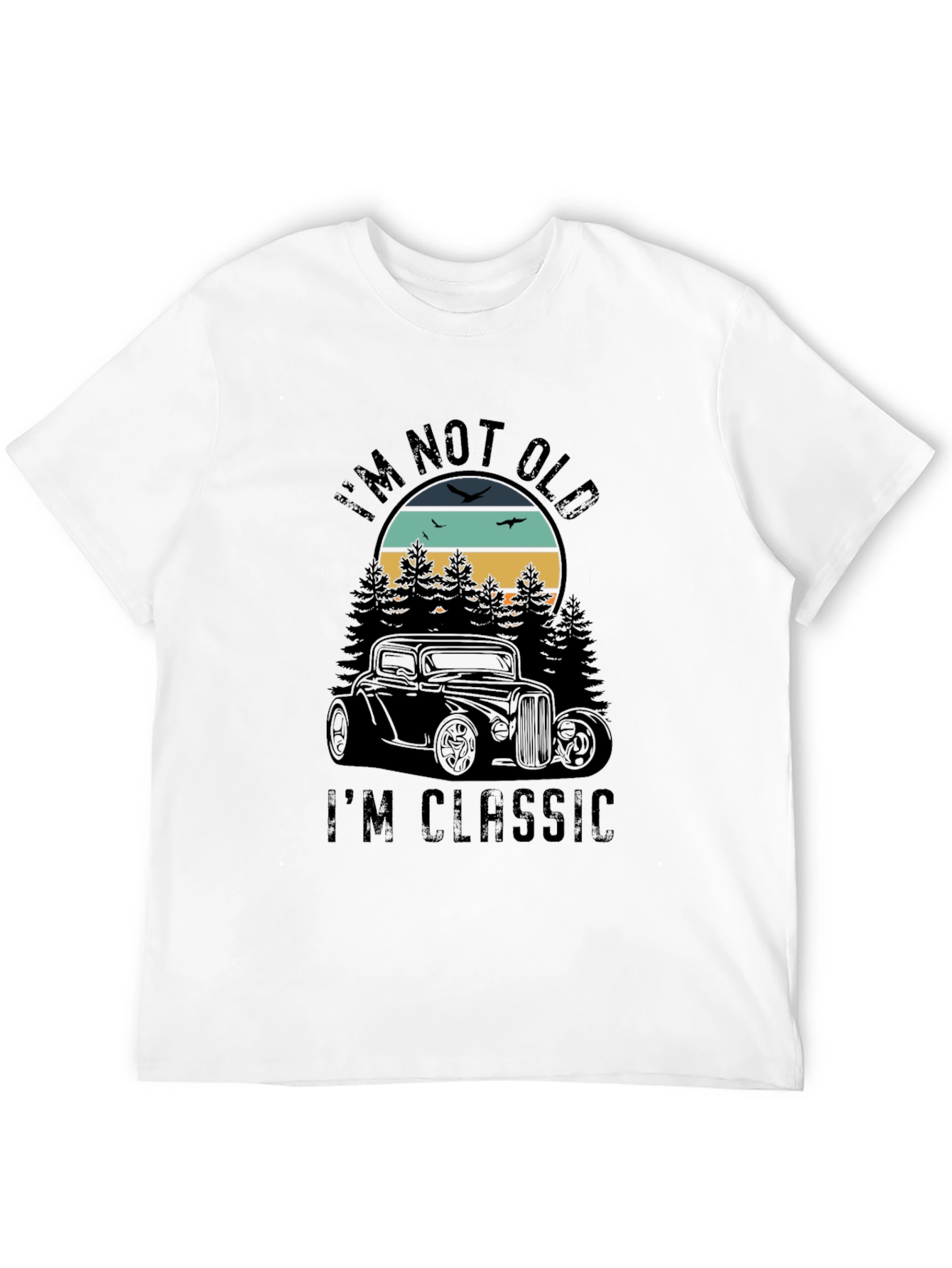 Black I'm Not Old I'm Classic Car Lover T-Shirt view 12