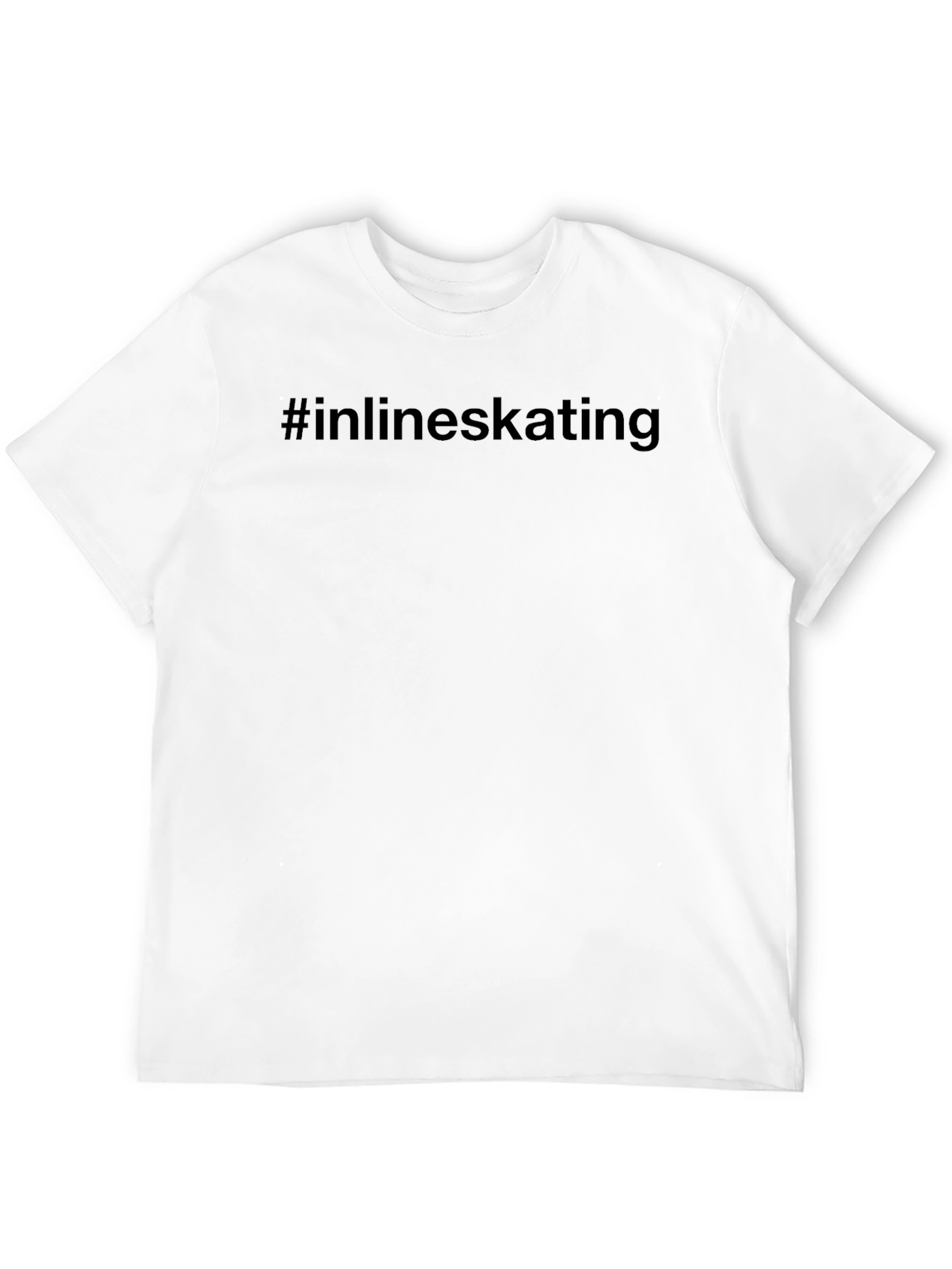 Black Inline Skating Graphic Tee - Black Cotton Blend view 12