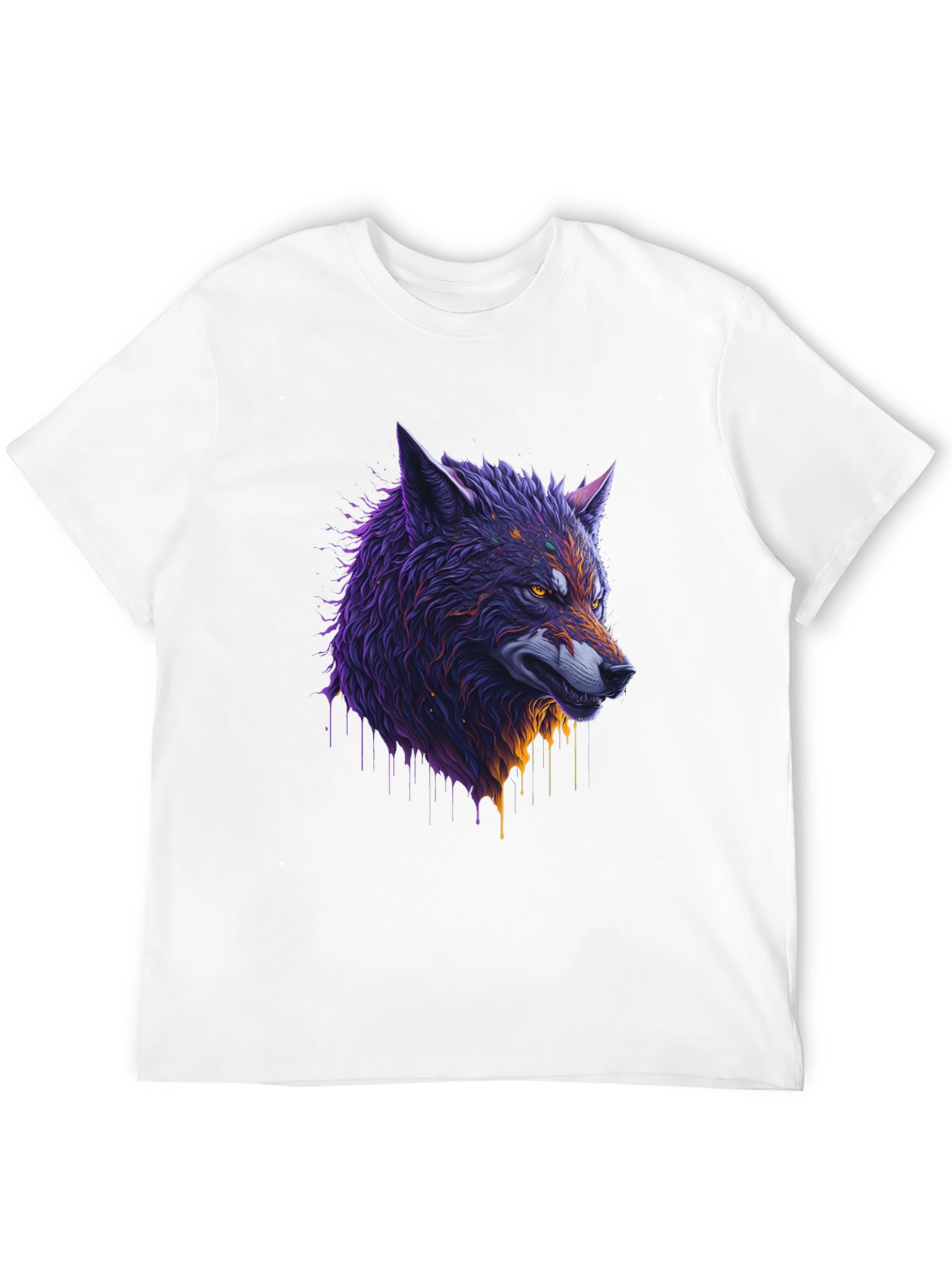 Wolf Graphic Black T-Shirt - 12