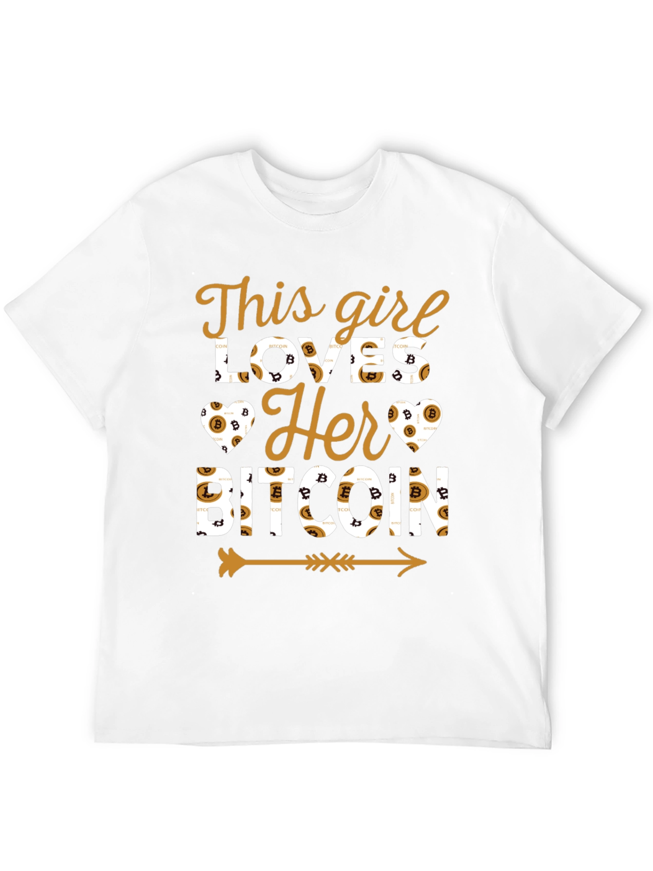 Black This Girl Loves Her Bitcoin T-Shirt view 12