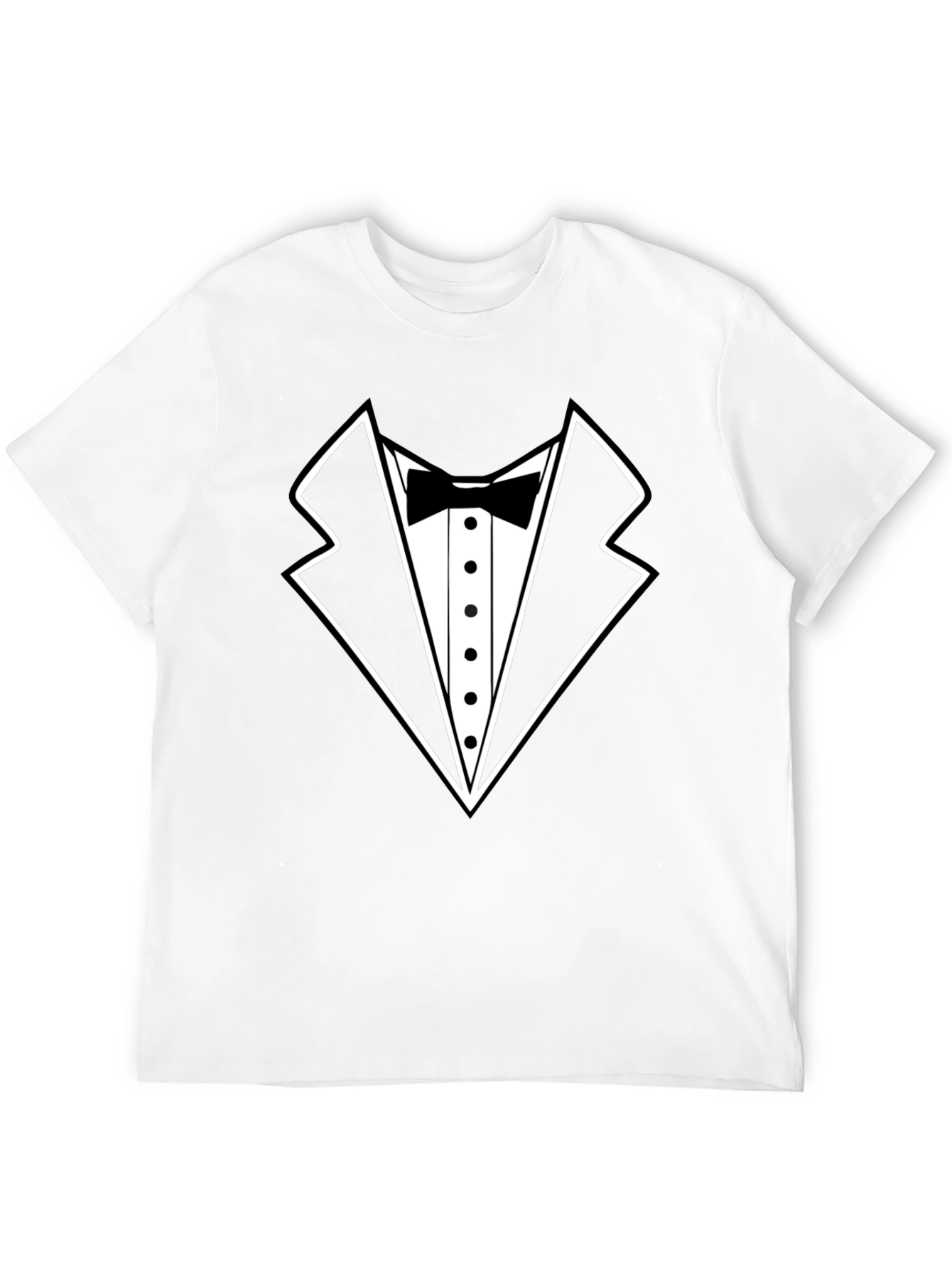 Black Tuxedo T-Shirt - Funny Formal Wear Graphic Tee view 12
