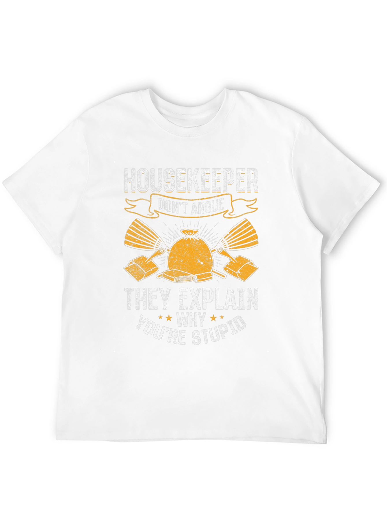 Black Housekeeper Graphic T-Shirt - Don't Argue! view 12