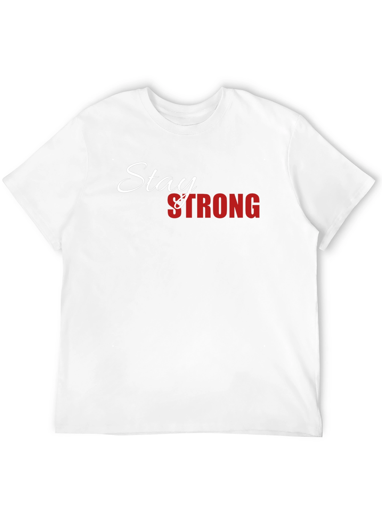 Black Stay Strong Graphic T-Shirt - Black view 12