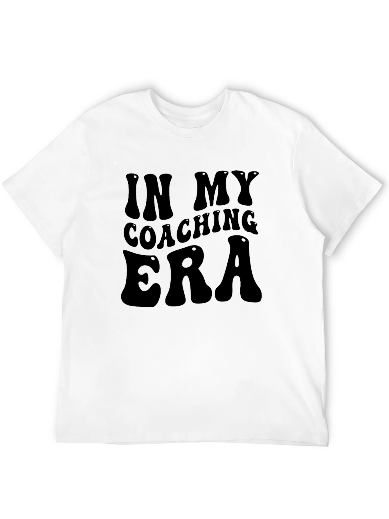Black In My Coaching Era Black Graphic Tee view 12