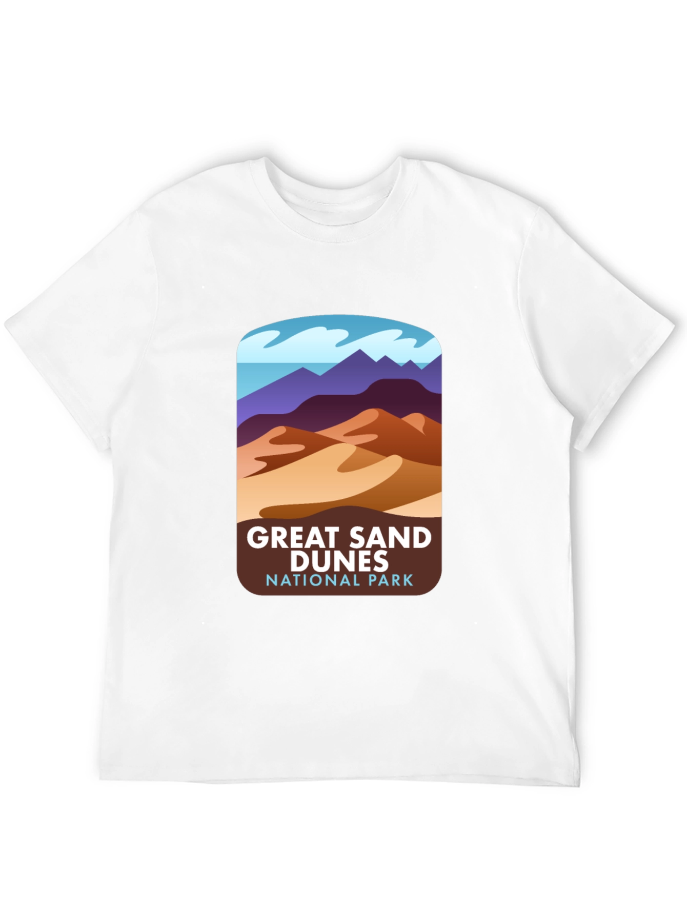 Black Great Sand Dunes National Park Graphic Tee view 12