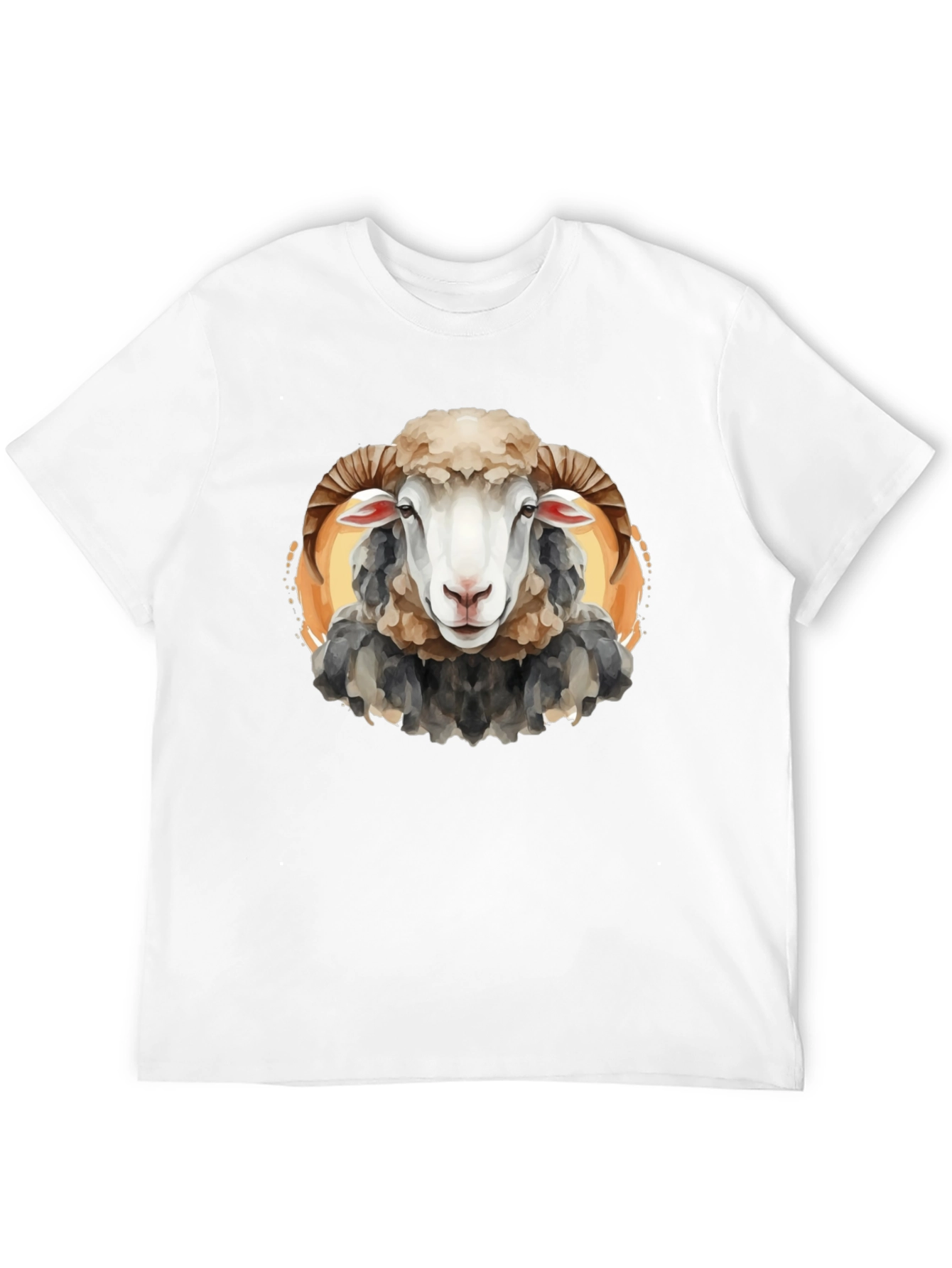 Black Ram Graphic T-Shirt - Black Cotton Tee view 12