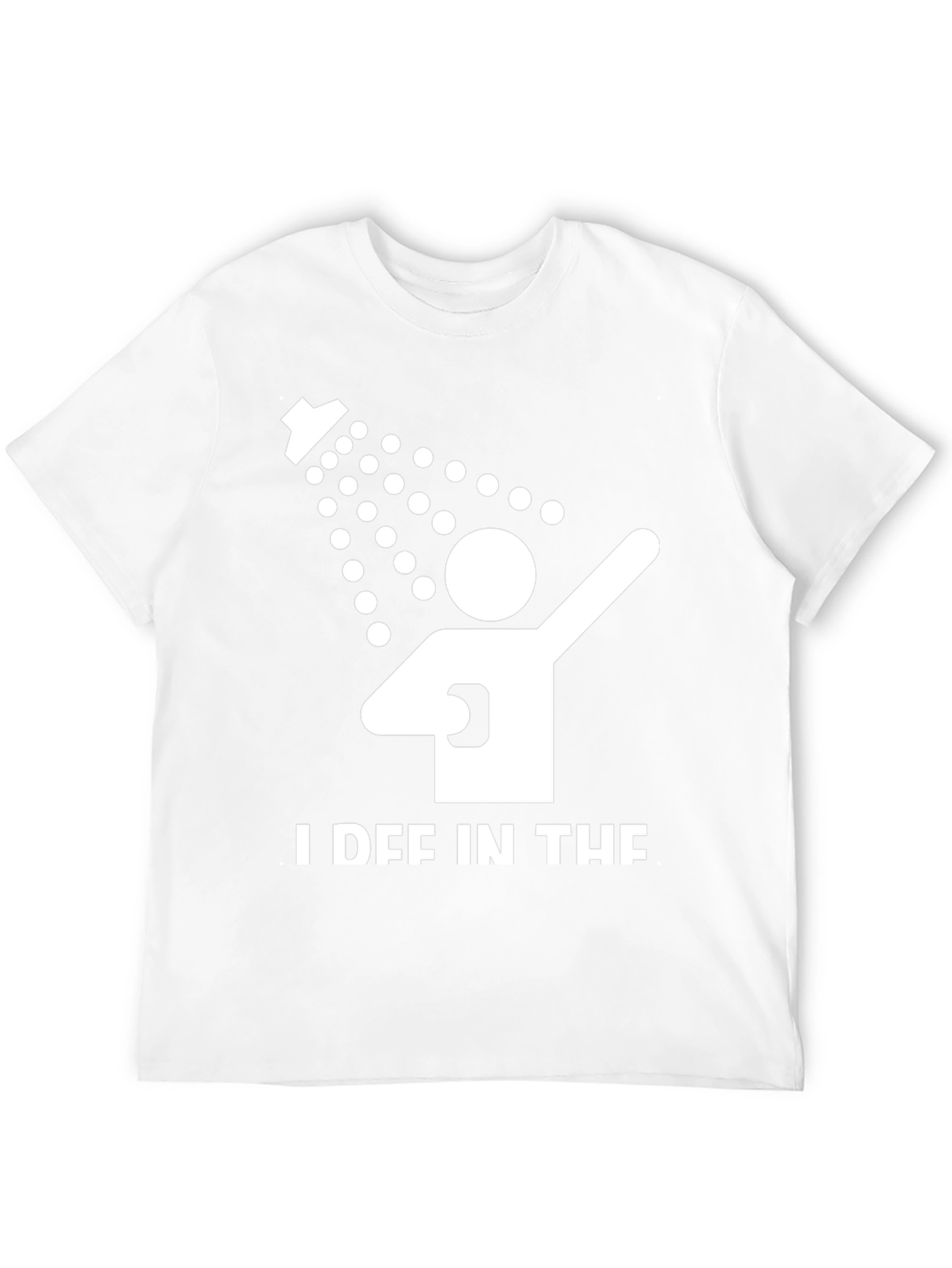 Black I Def In The Shower T-Shirt - Funny Pun Tee view 12