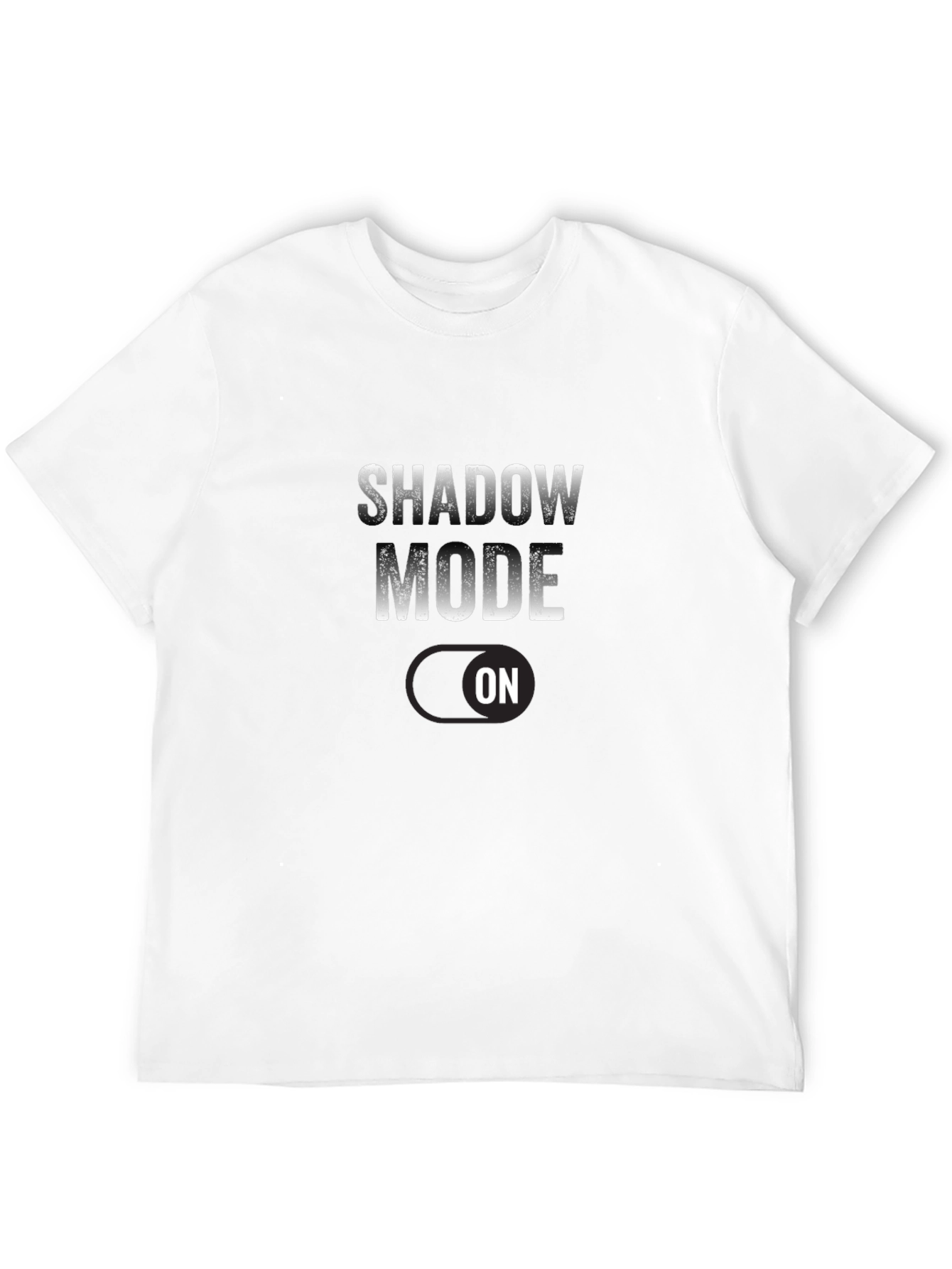 Black Shadow Mode On Black T-Shirt view 12