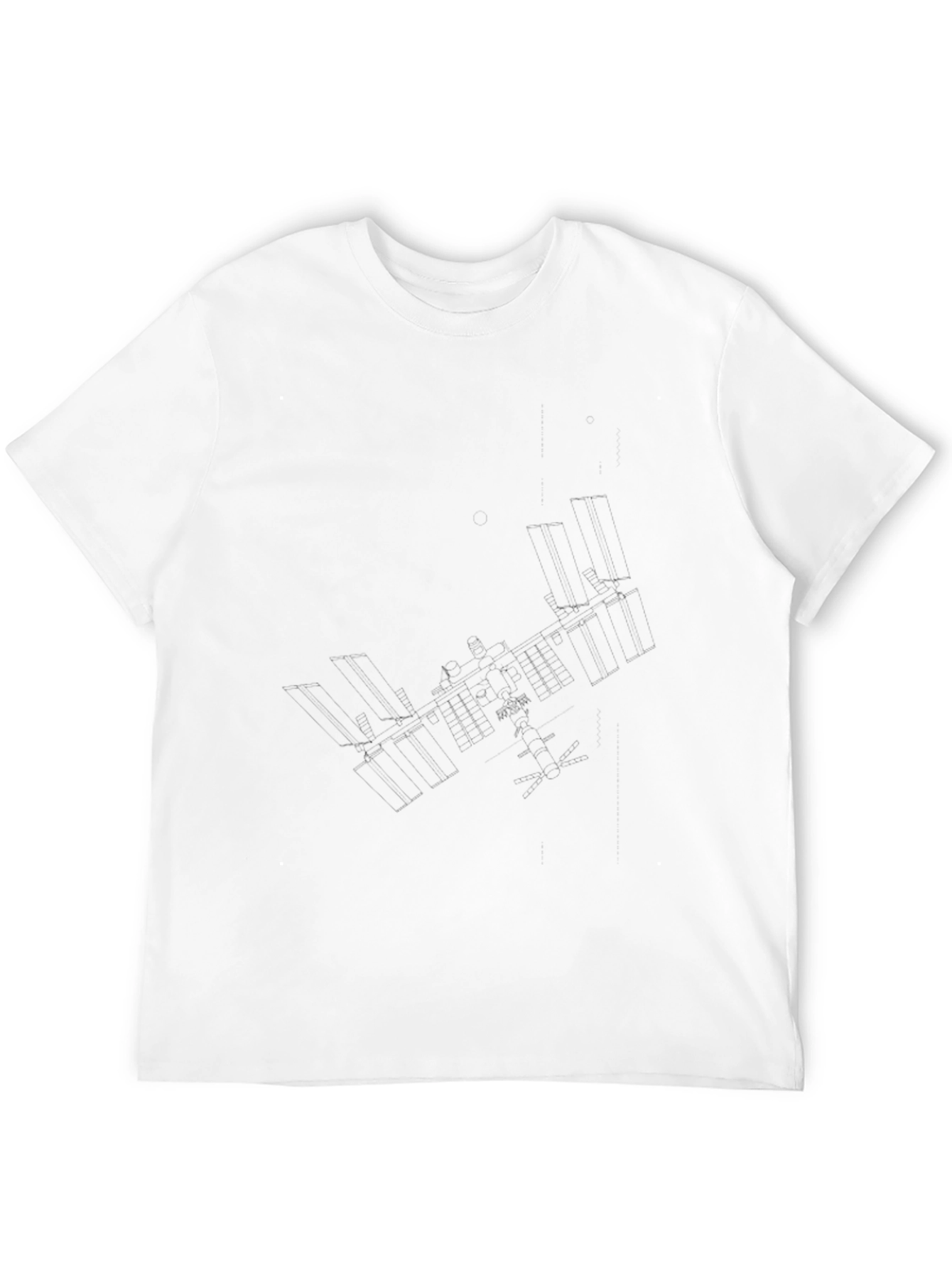 Black Men's Black Graphic Print T-Shirt view 12