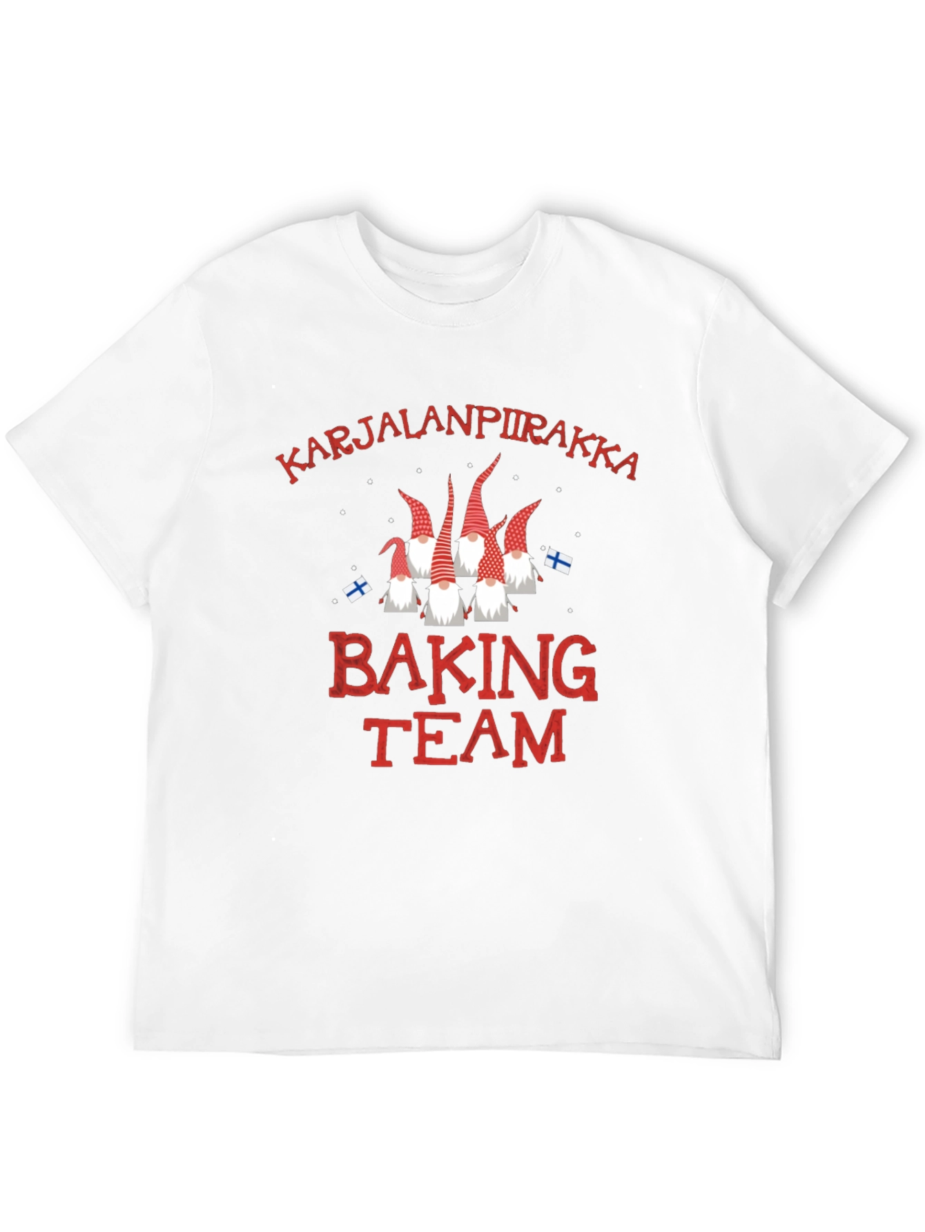 Black Karjalanpiirakka Baking Team T-Shirt view 12