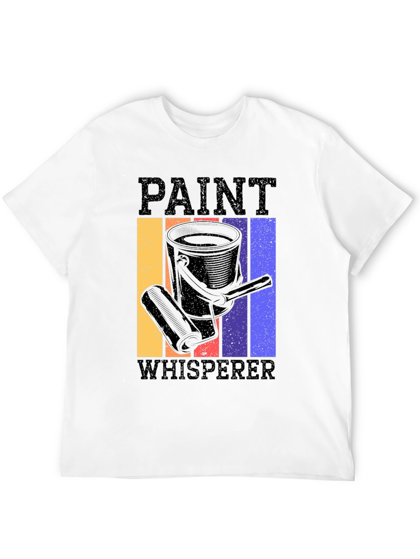 Black Paint Whisperer Graphic Tee - Retro Style view 12