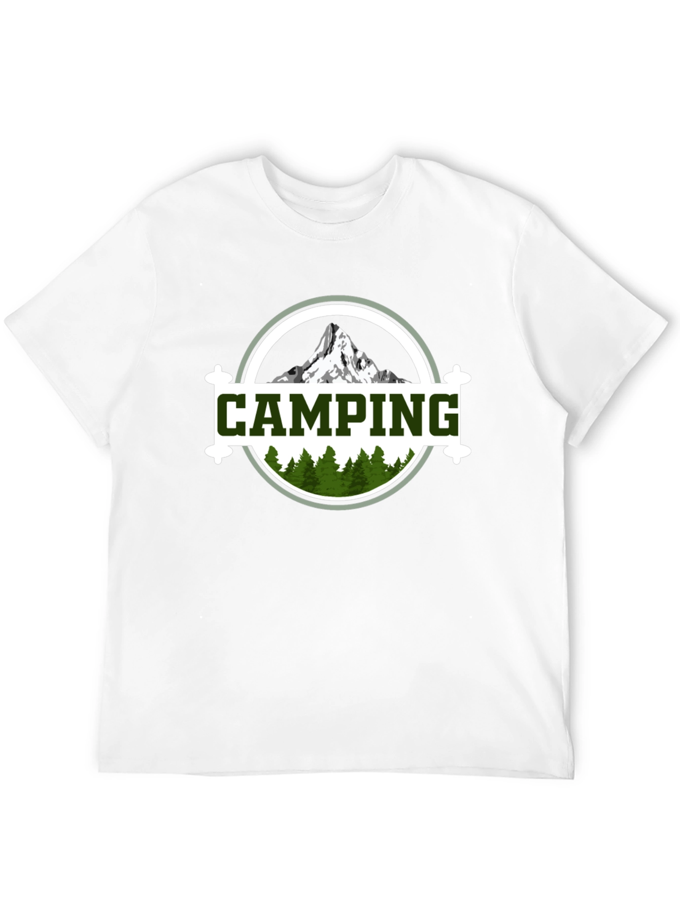 Black Camping Adventure Graphic Tee - Nature Lover Shirt view 12